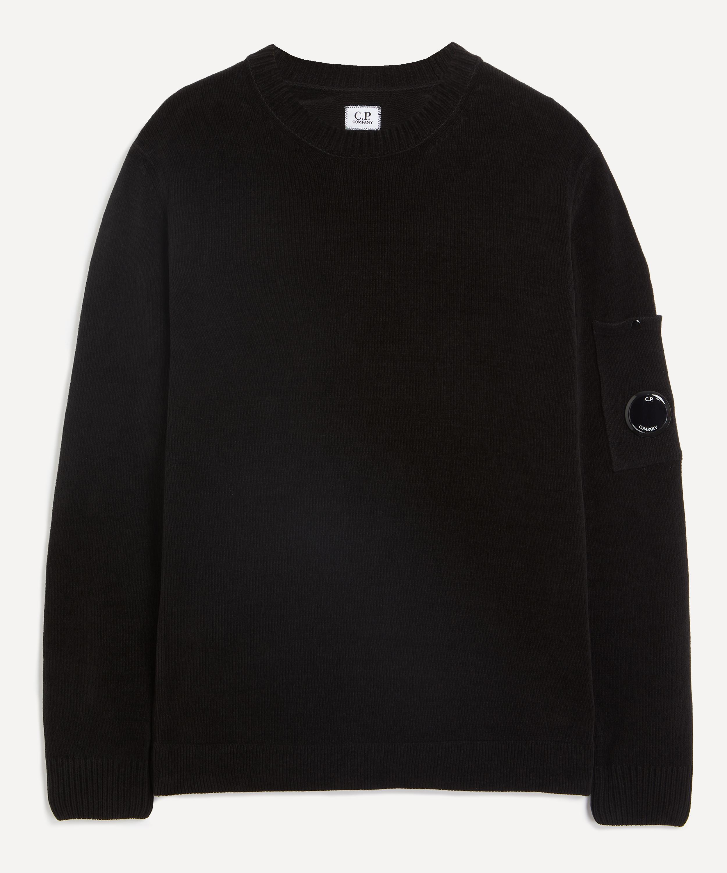 Chenille Cotton Crew Neck Knit Jumper