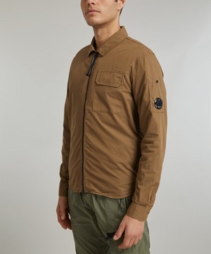 C.P. Company - Gabardine Zipped Shirt image number 2
