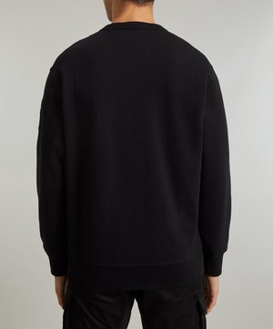 C.P. Company - Diagonal Raised Fleece Sleeve Logo Sweatshirt image number 3