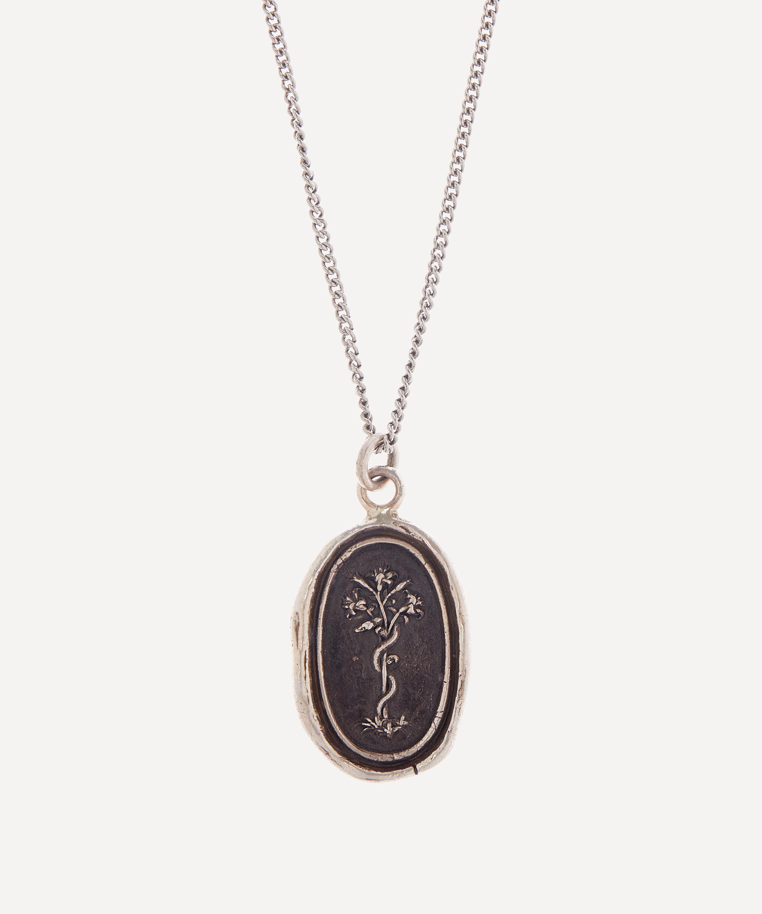 Pyrrha - Sterling Silver Heal from Within Pendant Necklace image number 0