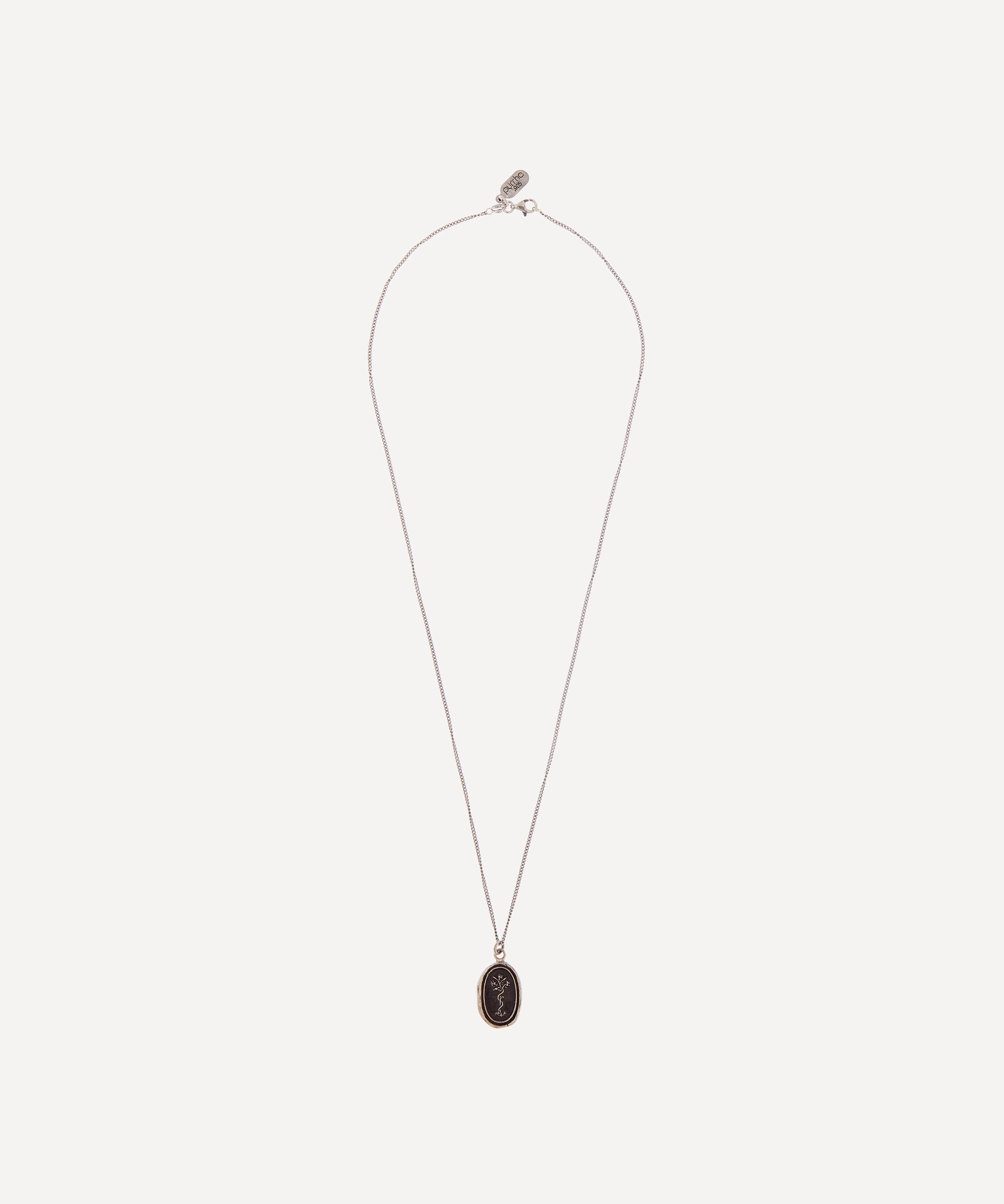 Pyrrha - Sterling Silver Heal from Within Pendant Necklace image number 1
