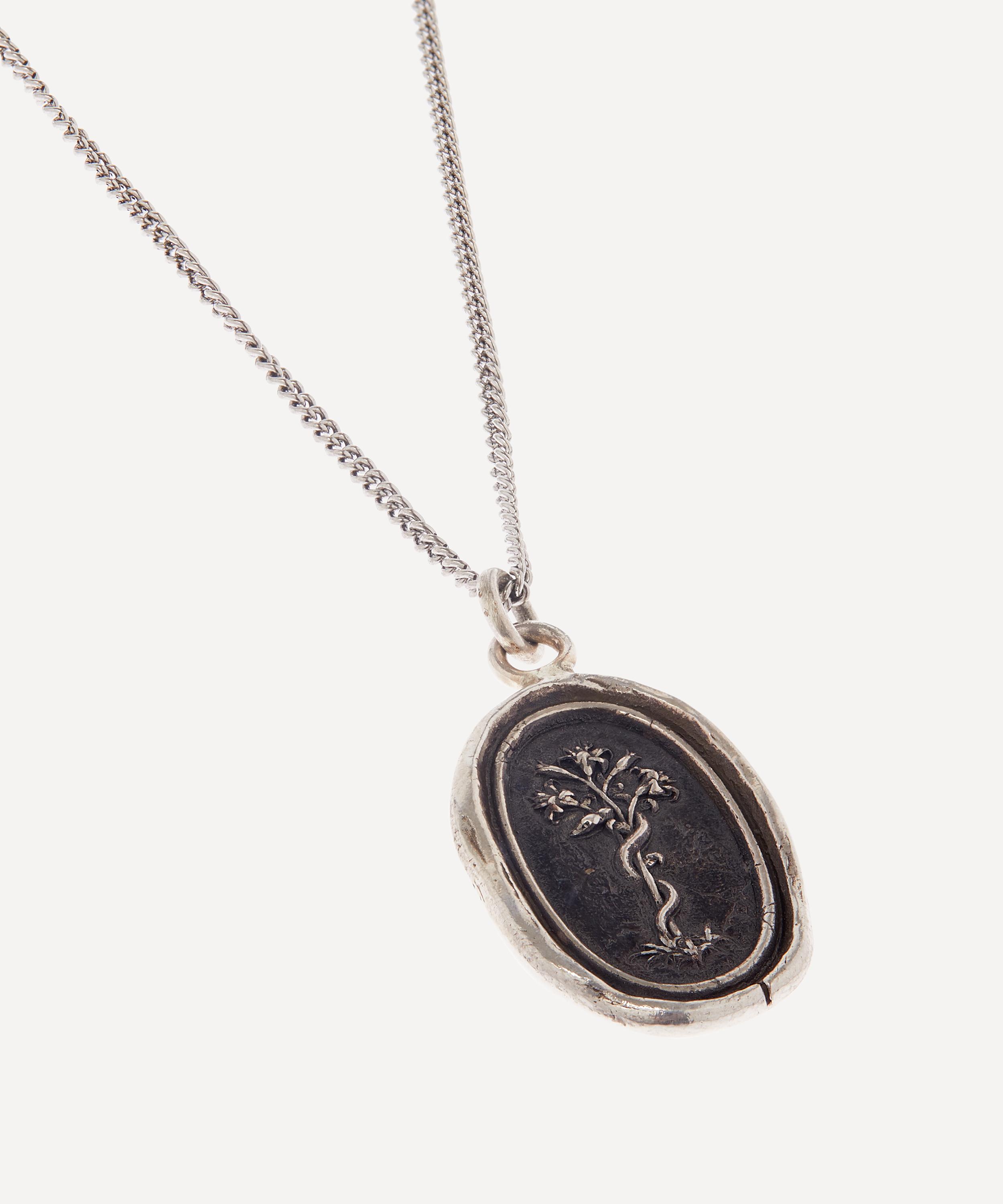 Pyrrha - Sterling Silver Heal from Within Pendant Necklace image number 2