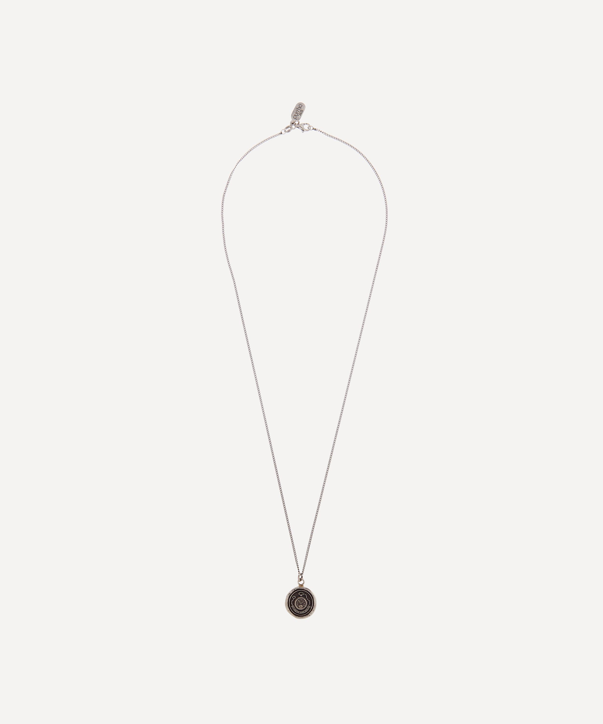 Pyrrha - Sterling Silver Never too Late Pendant Necklace image number 1