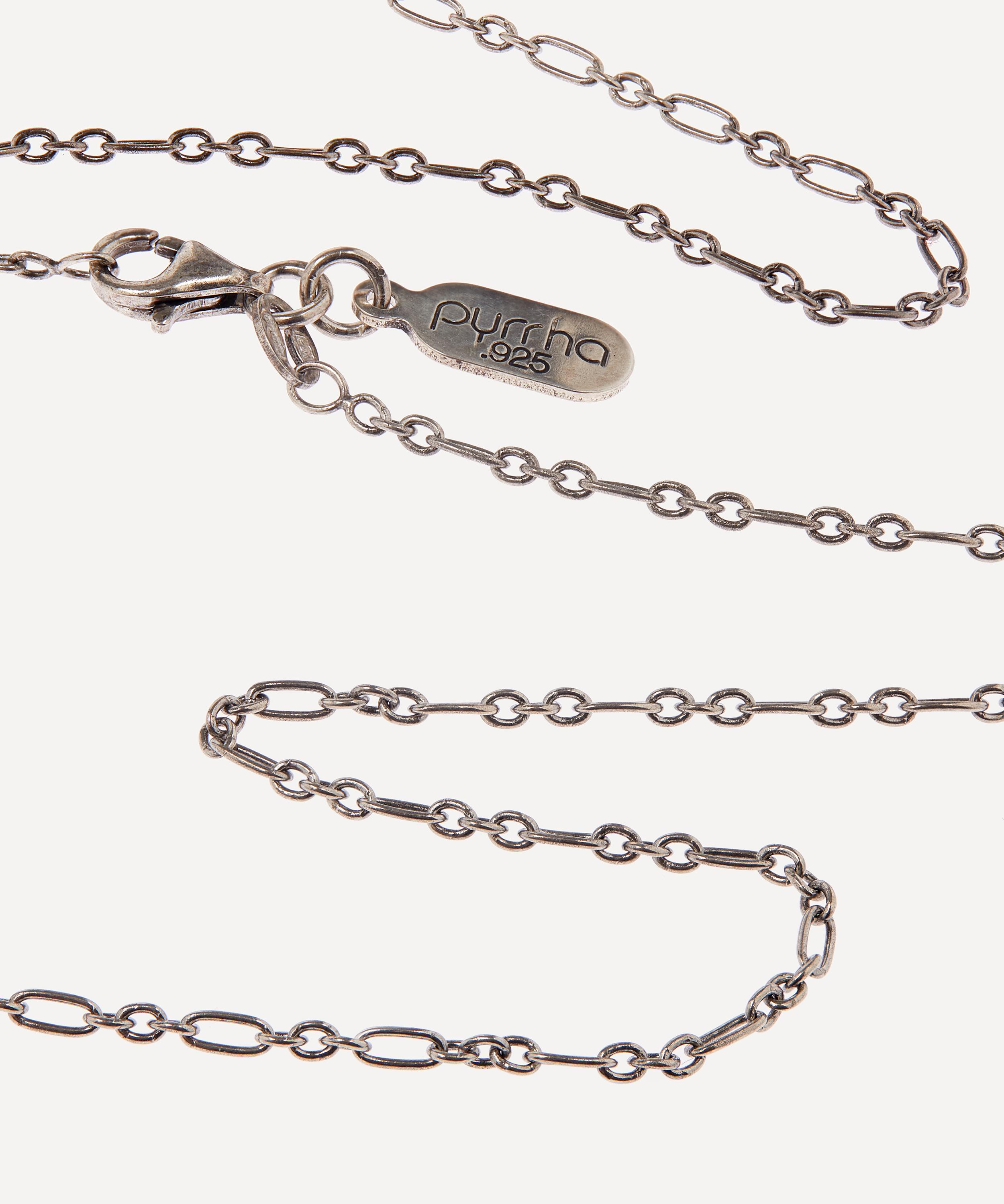 Pyrrha - Sterling Silver Medium Anchor Chain Necklace image number 1
