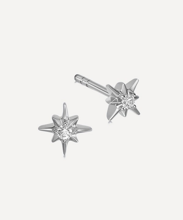 Astley Clarke - Sterling Silver Polaris Star Stud Earrings image number null