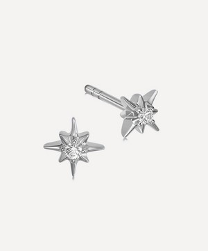 Astley Clarke - Sterling Silver Polaris Star Stud Earrings image number 0