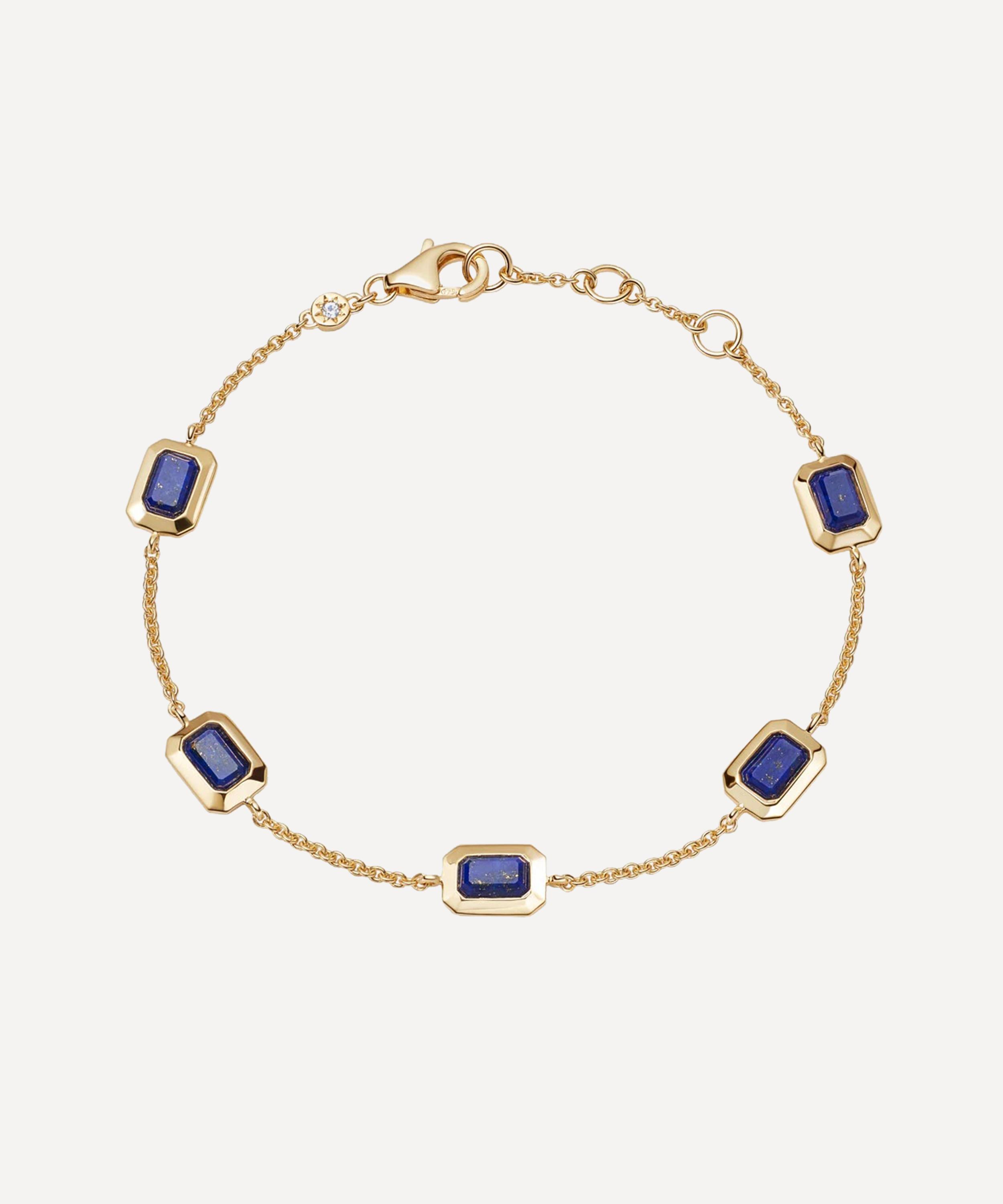 Astley Clarke - 18ct Gold-Plated Vermeil Silver Ottima Lapis Tennis Bracelet image number 0