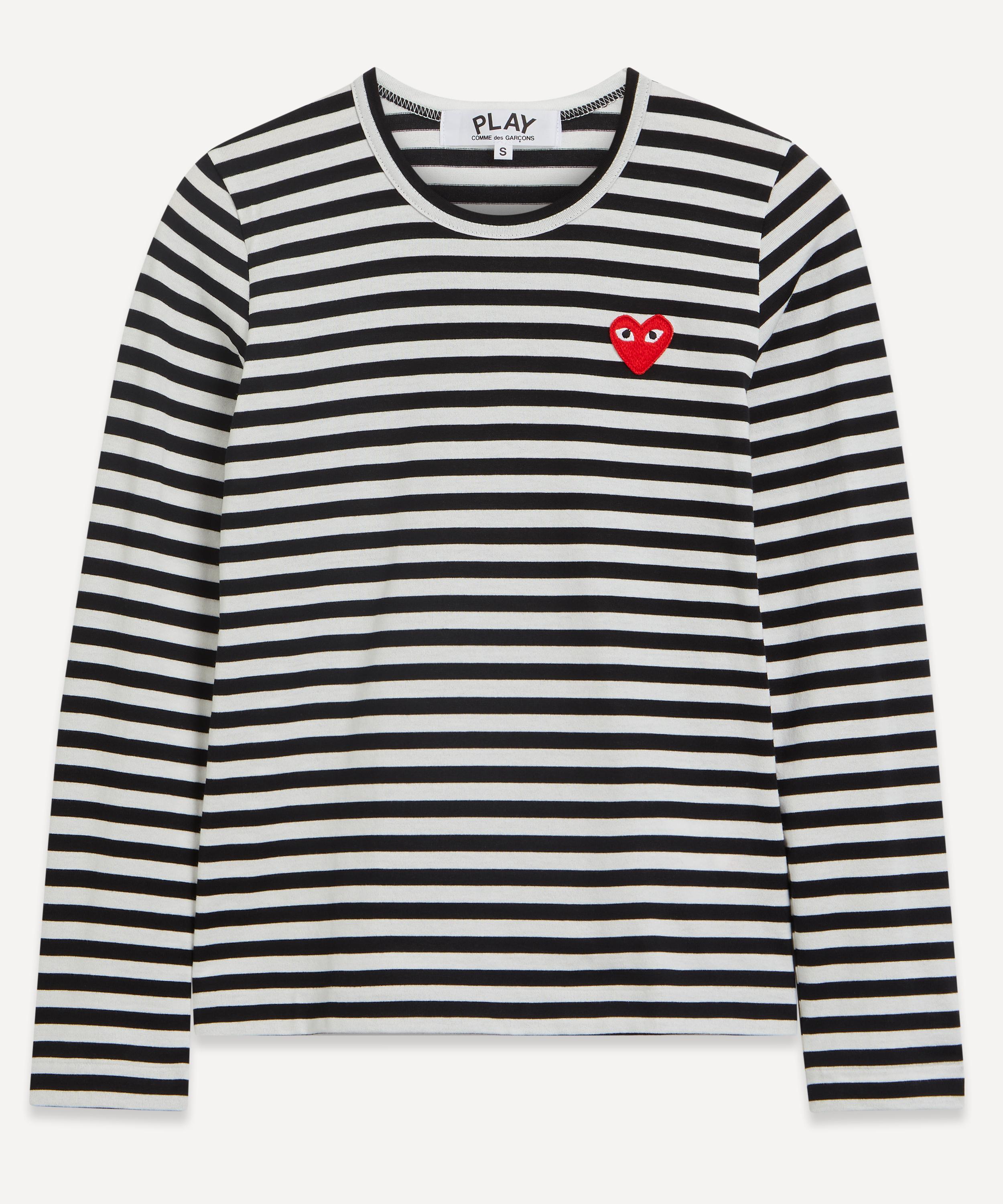 Comme des Garçons Play - Long-Sleeve Striped T-Shirt image number 0