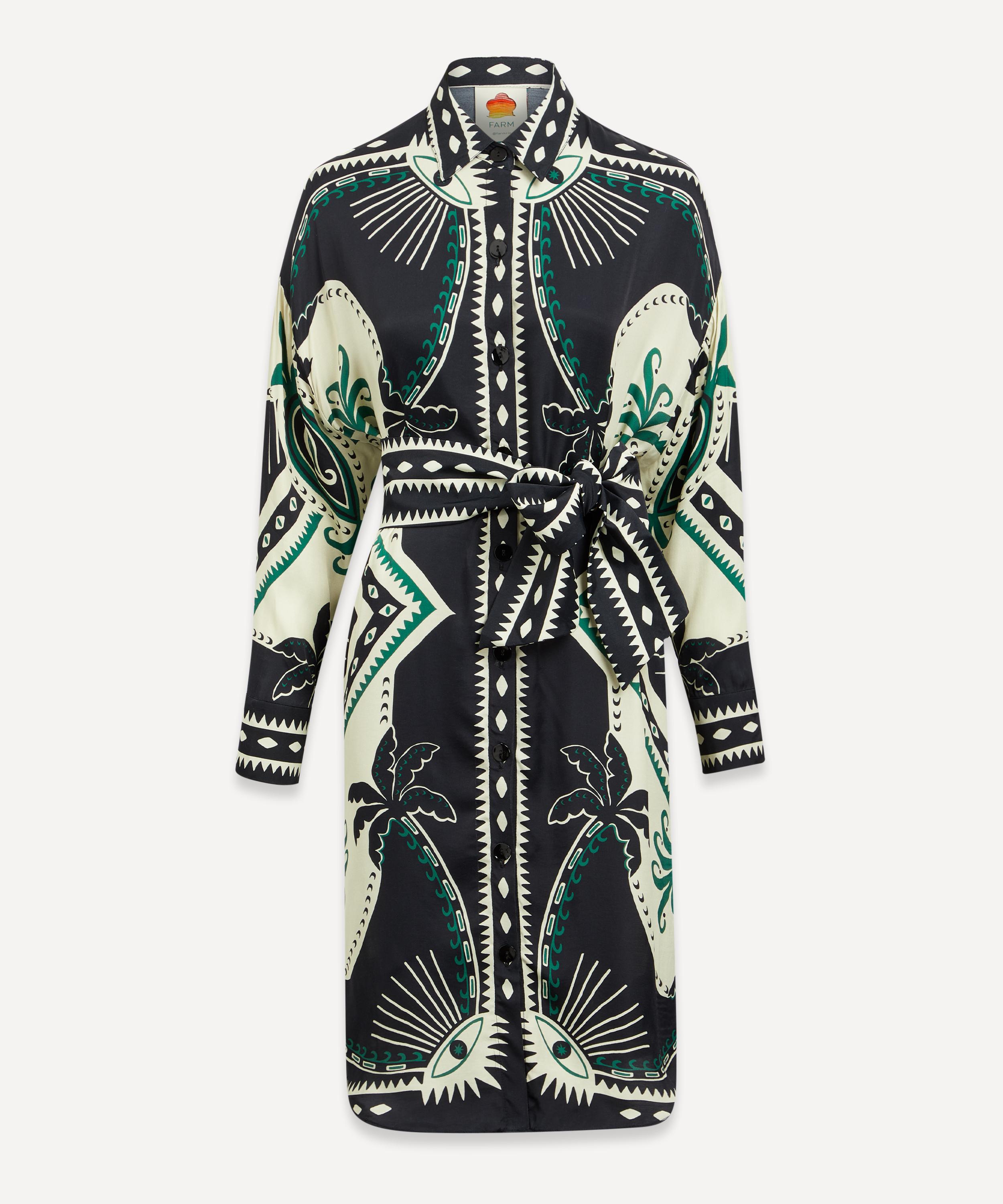 FARM Rio - Mystic Scarves Shirtdress image number 0