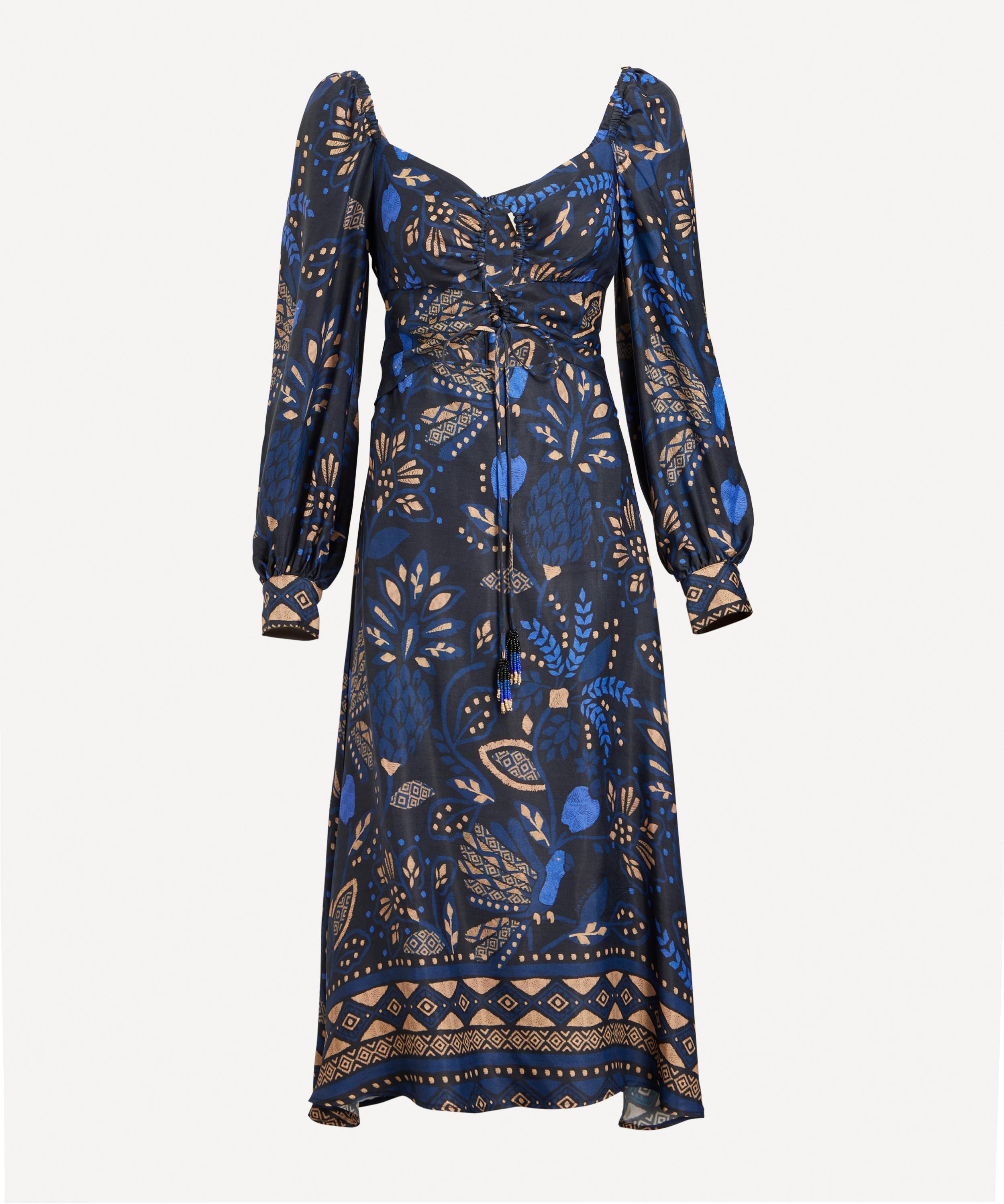 FARM Rio - Macaw Forest Midi Dress image number 0