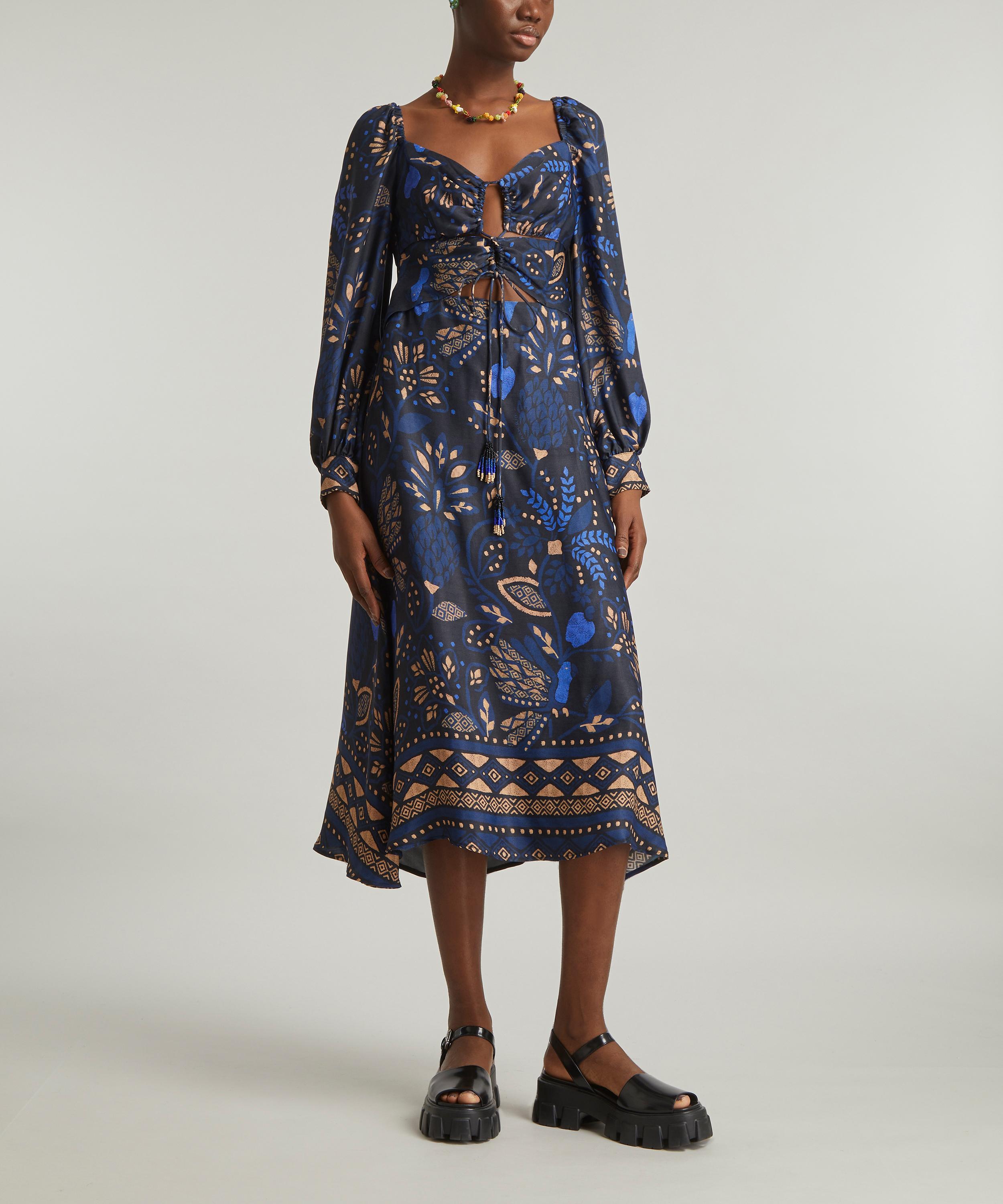 FARM Rio - Macaw Forest Midi Dress image number 2