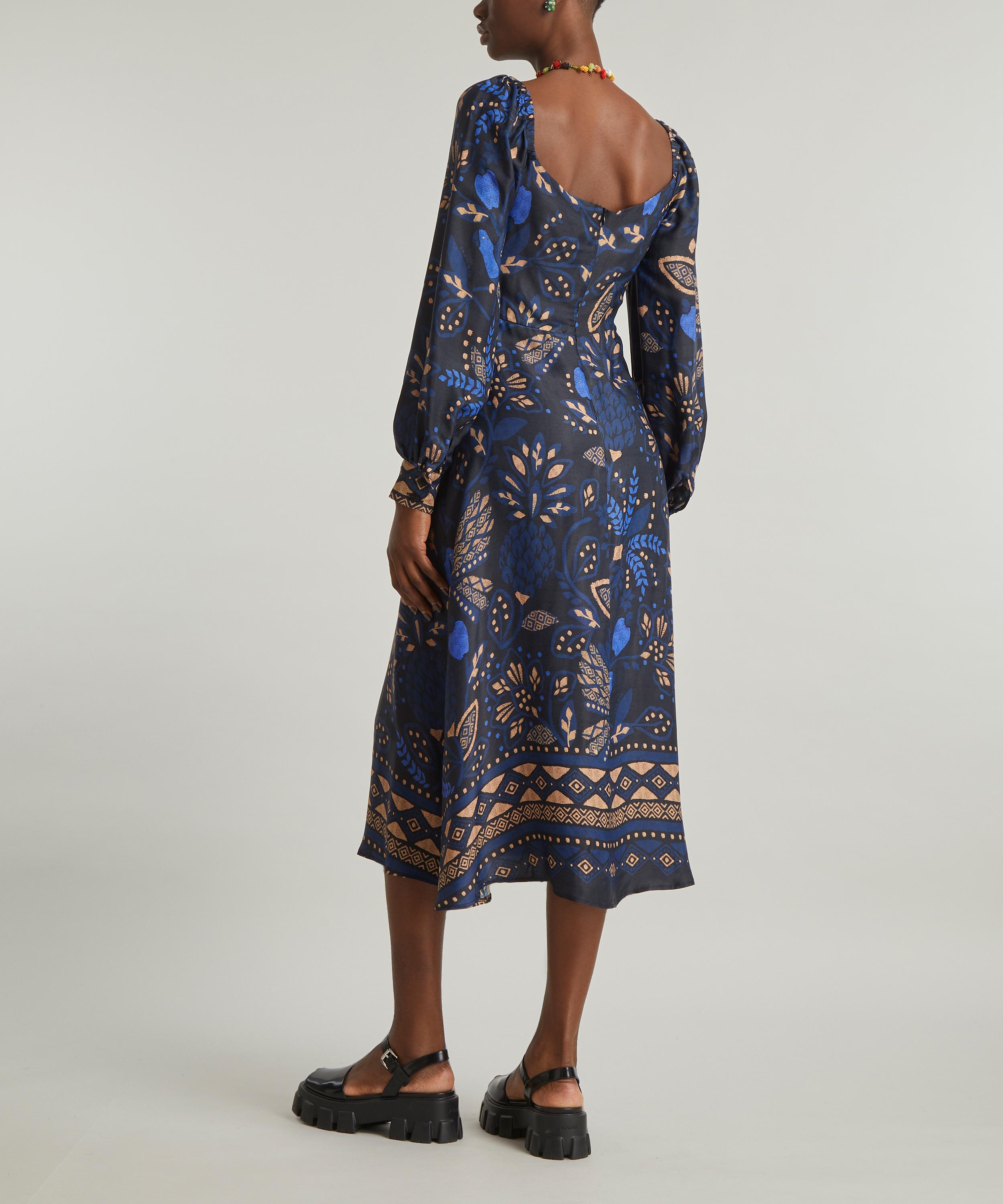 FARM Rio - Macaw Forest Midi Dress image number 3