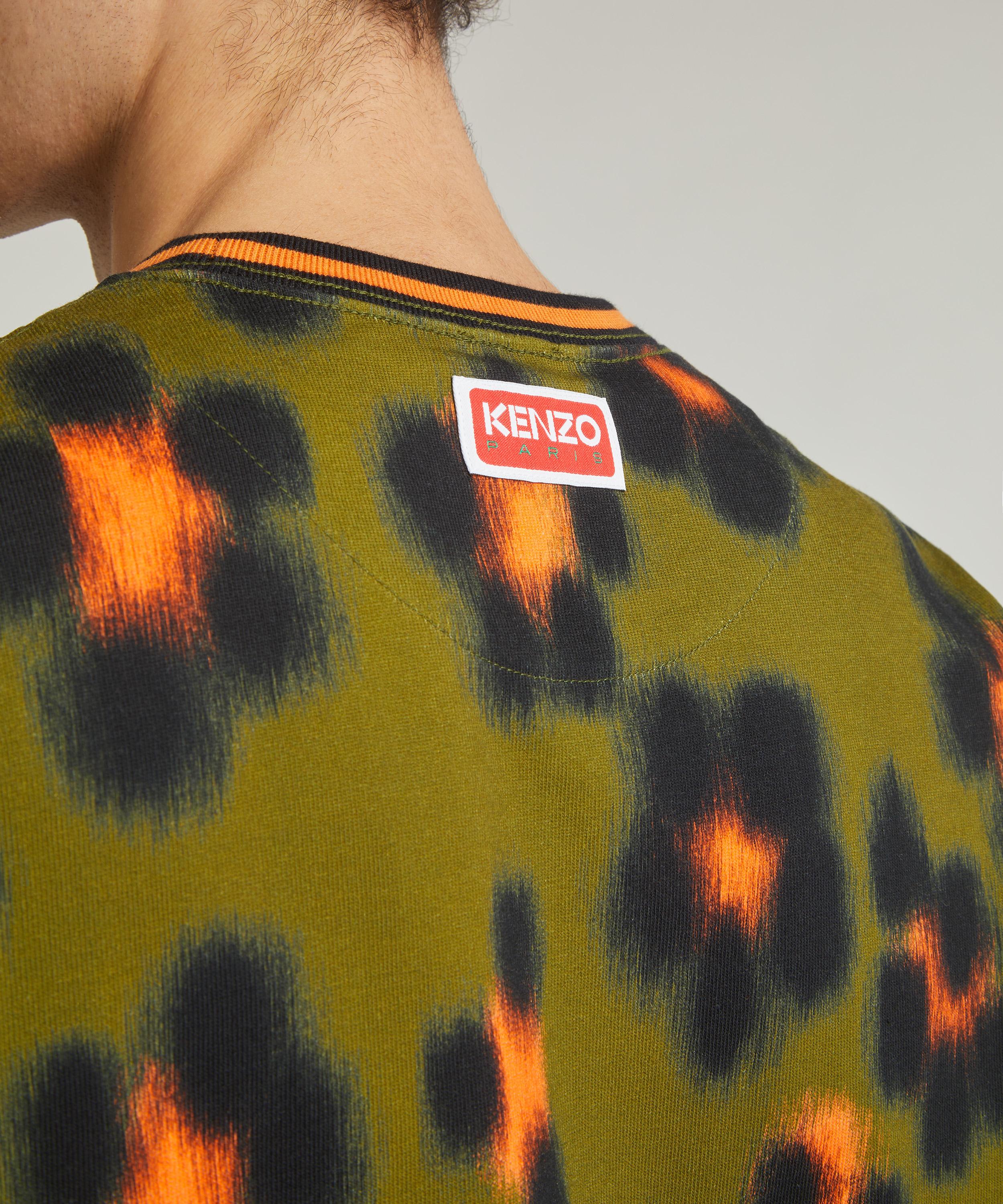 Kenzo leopard shirt hotsell