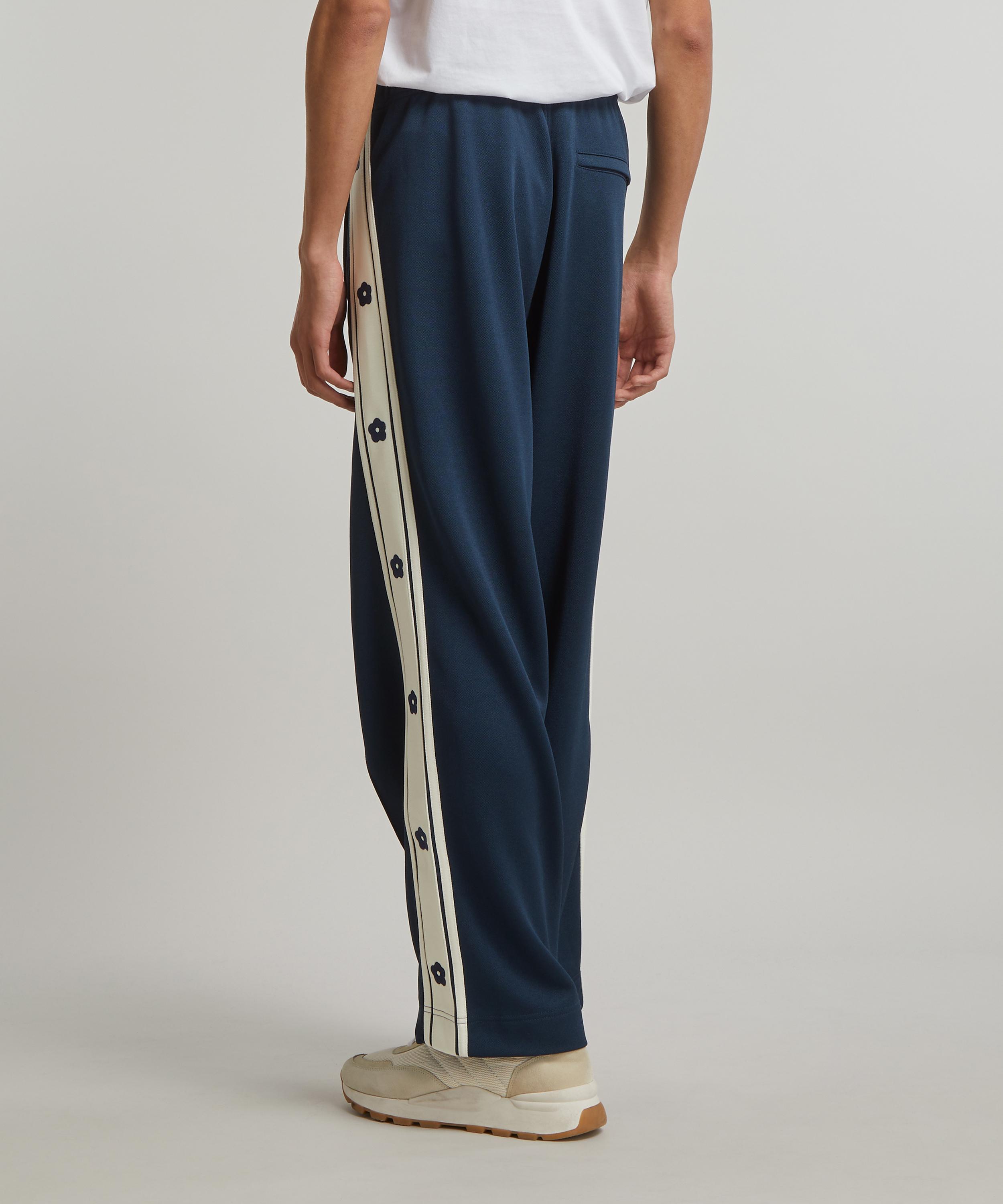 Kenzo Side Striped Track Pants (Pants,Wide Leg)