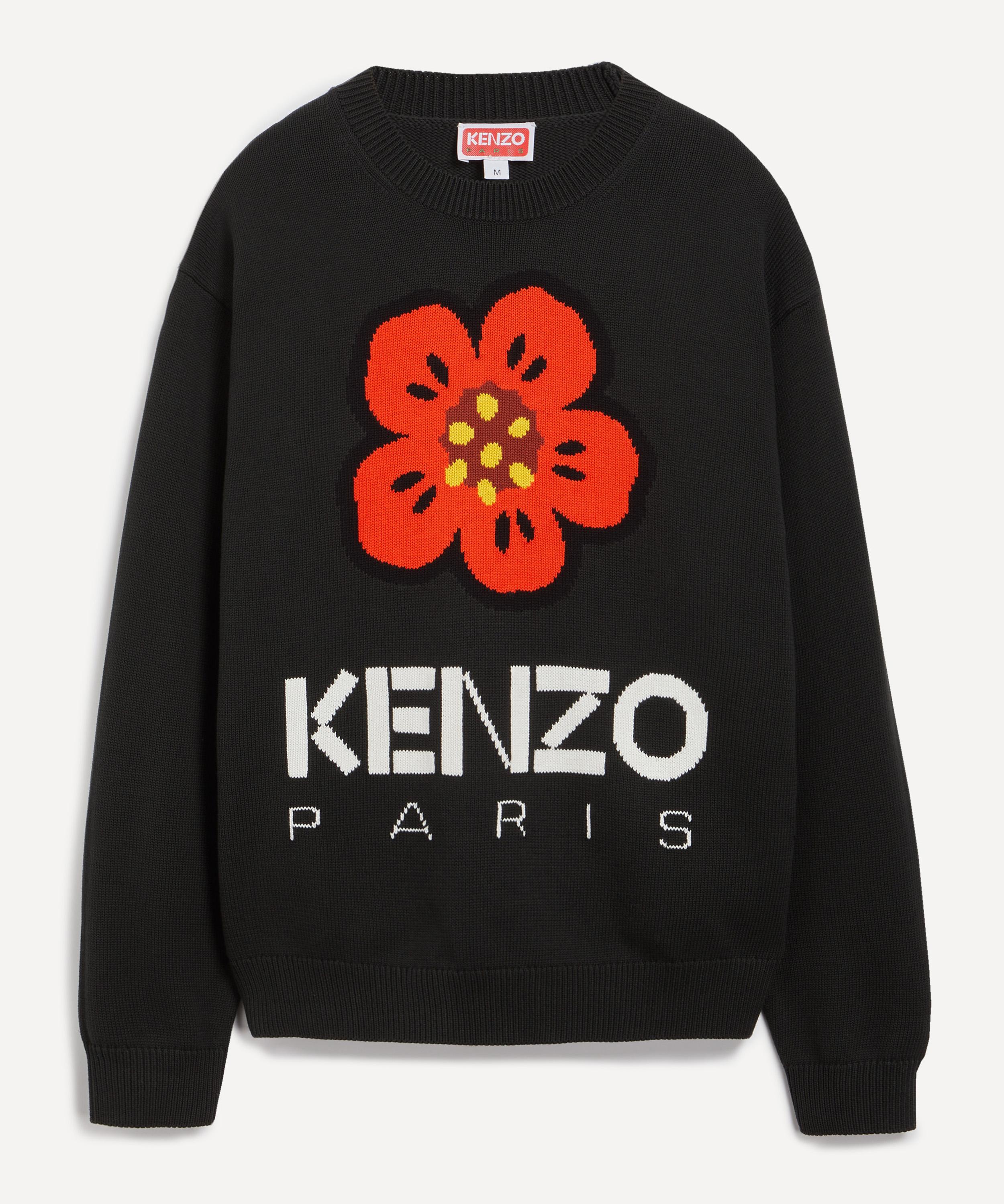 Kenzo Boke Flower Intarsia Knitted Jumper Liberty