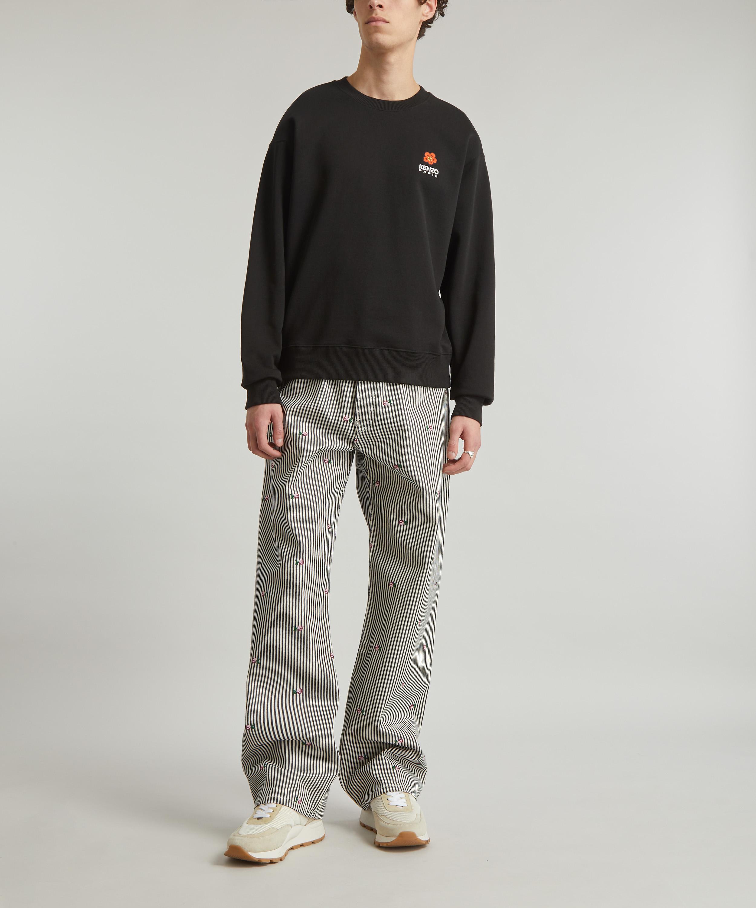 Kenzo - Boke Flower Logo-Embroidered Knitted Jumper image number 1