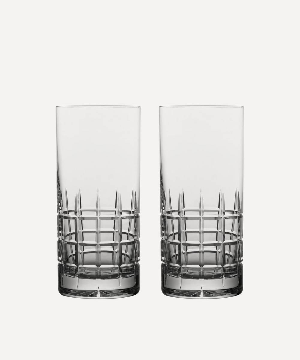 Hadeland Glassverk - Kube Highball Glasses Set of 2