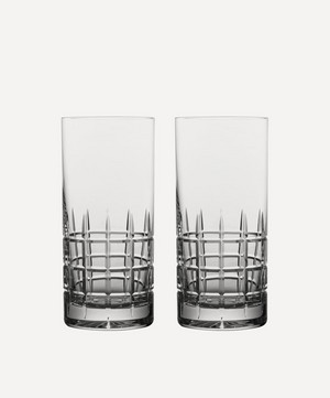 Hadeland Glassverk - Kube Highball Glasses Set of 2 image number 0