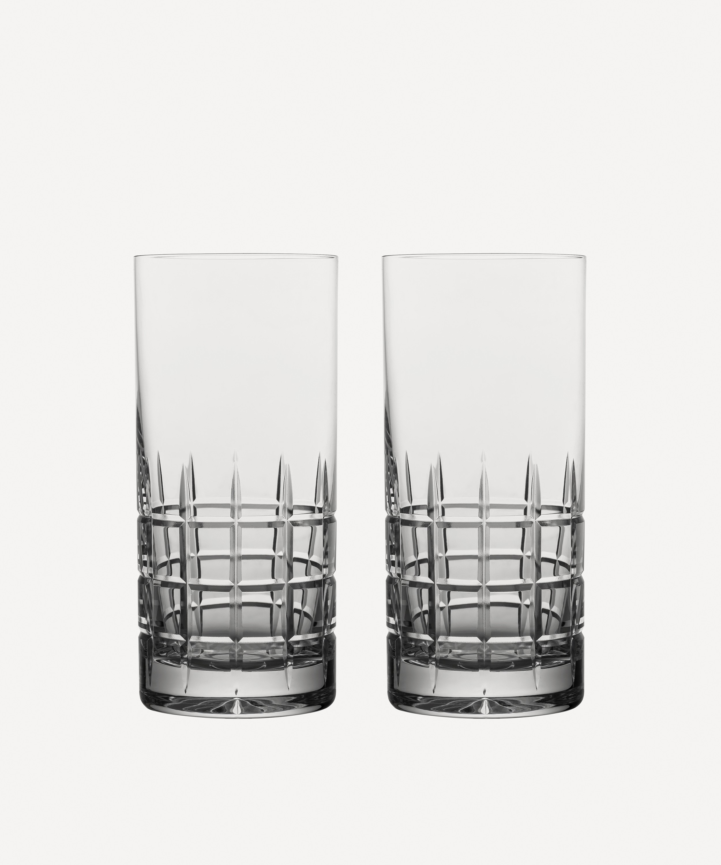 Hadeland Glassverk Kube Highball Glasses Set of 2