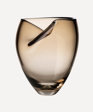 Hadeland Glassverk - Cocoa Fold Vase image number 0
