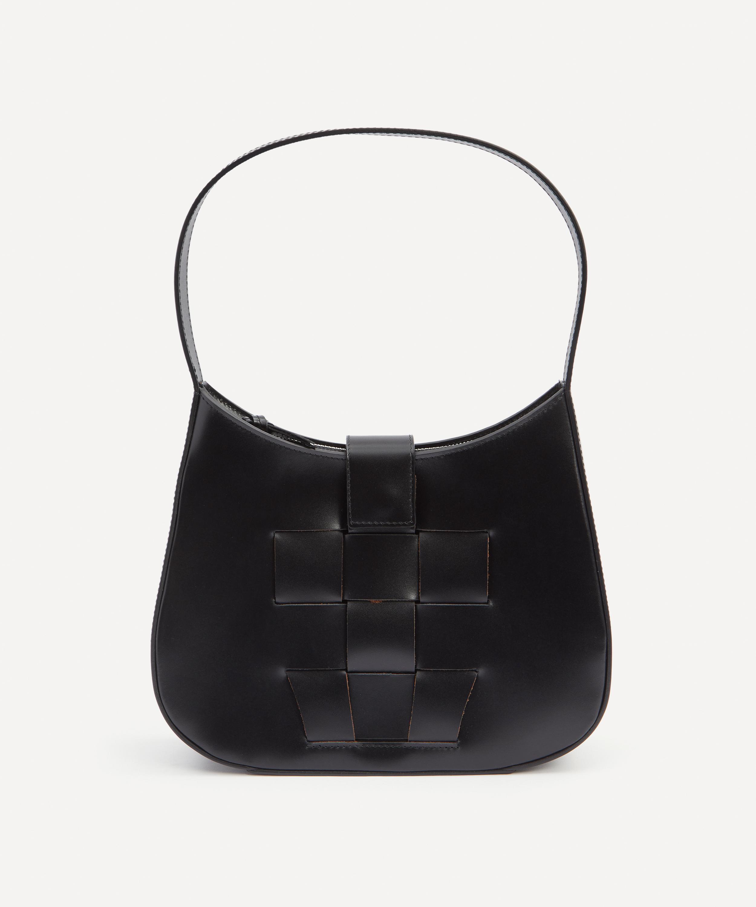 HEREU - Bauza Woven Leather Shoulder Bag image number 0