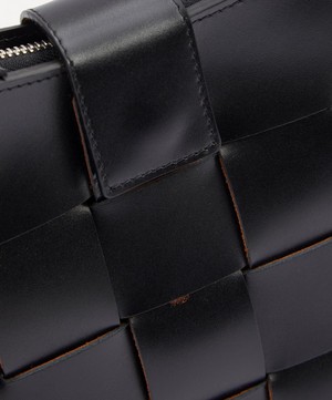 HEREU - Bauza Woven Leather Shoulder Bag image number 4