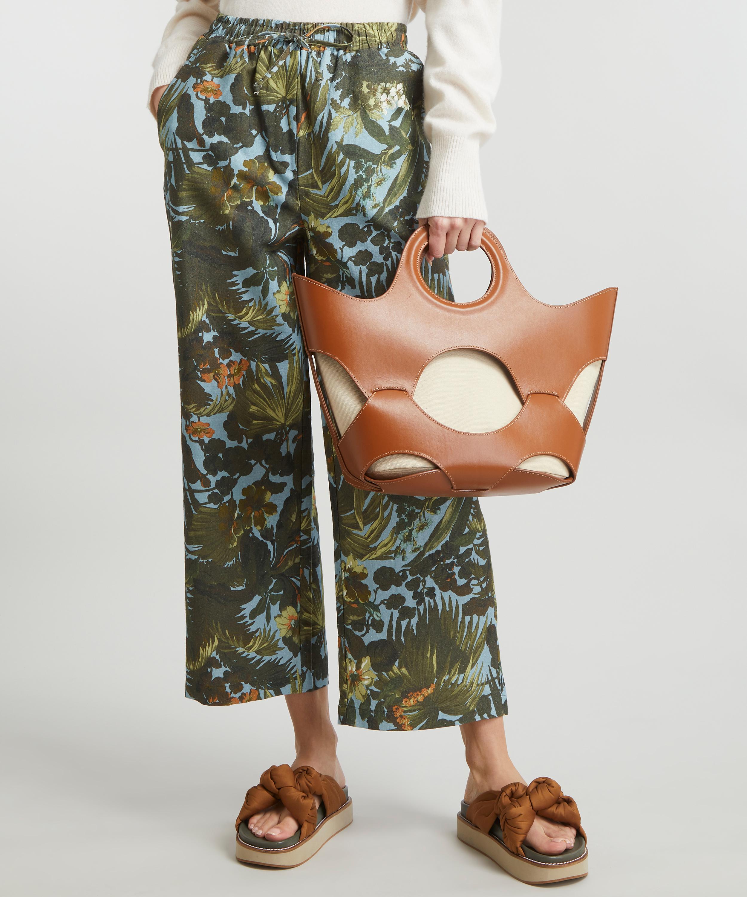 HEREU - Onada Cut-Out Leather Tote Bag image number 0