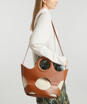 HEREU - Onada Cut-Out Leather Tote Bag image number 1