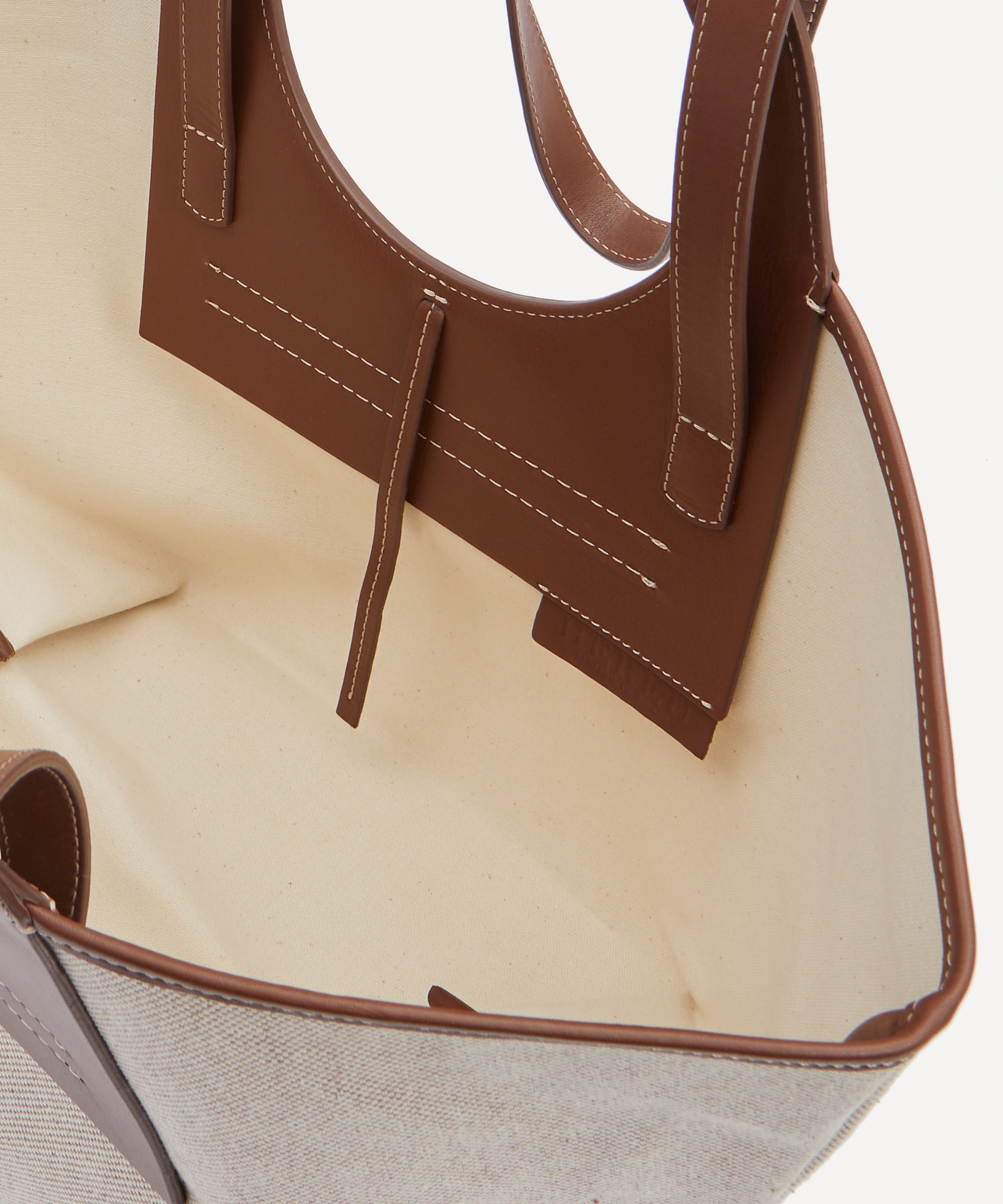 Buy Hereu Cala Mini Quilted-nylon Tote Bag - Brown Multi At 45% Off