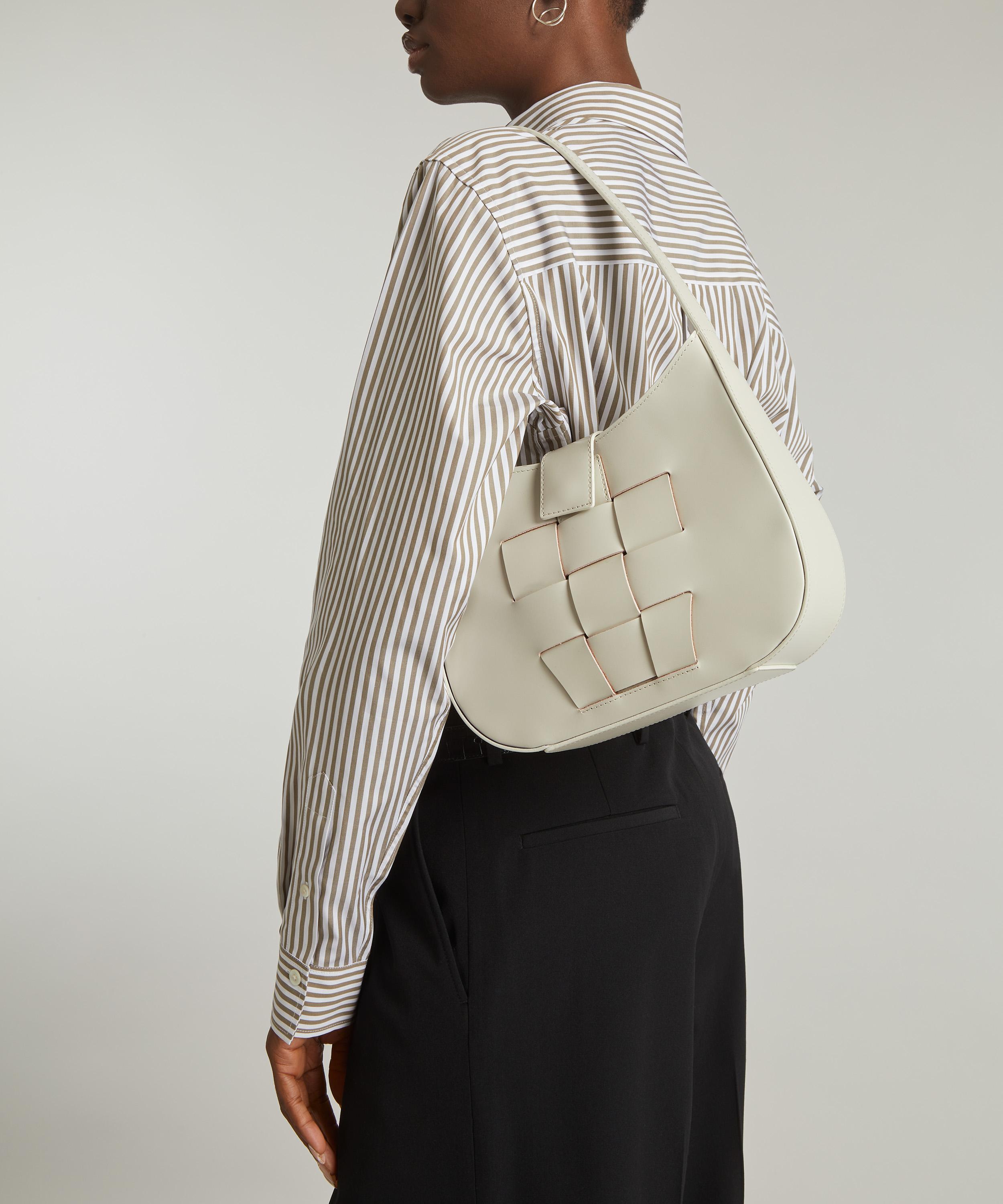 HEREU - Bauza Woven Leather Shoulder Bag image number 0