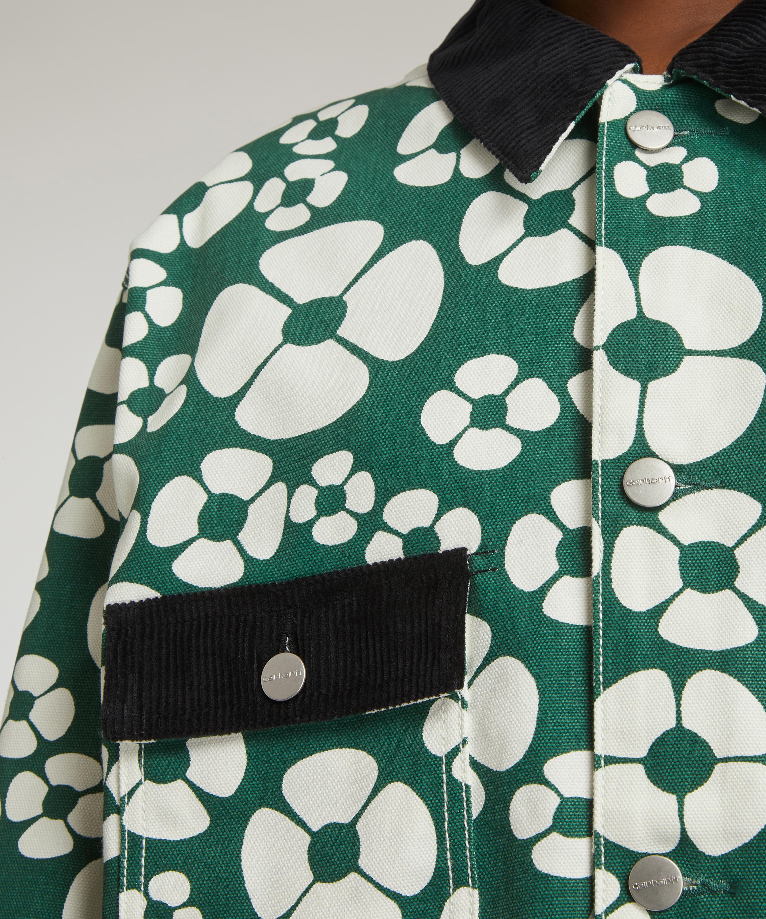 MARNI X CARHARTT WIP Green Oversized Floral Jacket