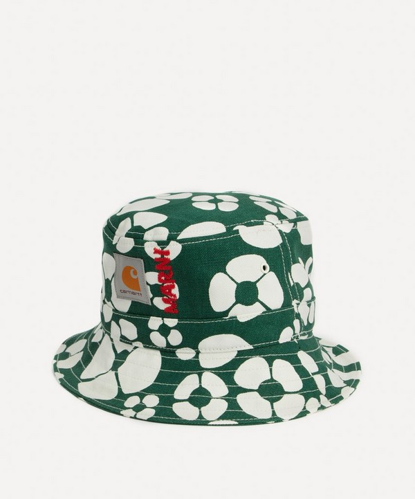 MARNI X CARHARTT WIP - Floral Bucket Hat image number null