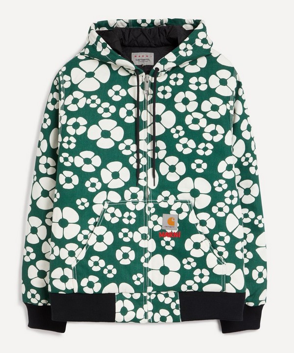 MARNI X CARHARTT WIP - Floral Hooded Jacket image number null