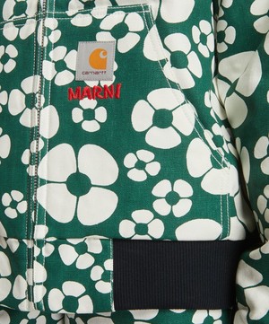 MARNI X CARHARTT WIP - Floral Hooded Jacket image number 4