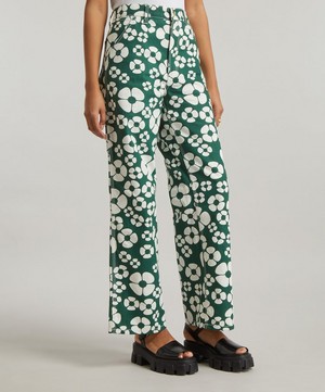 MARNI X CARHARTT WIP - Floral Trousers image number 2