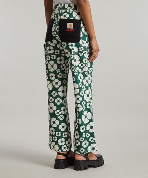 MARNI X CARHARTT WIP - Floral Trousers image number 3