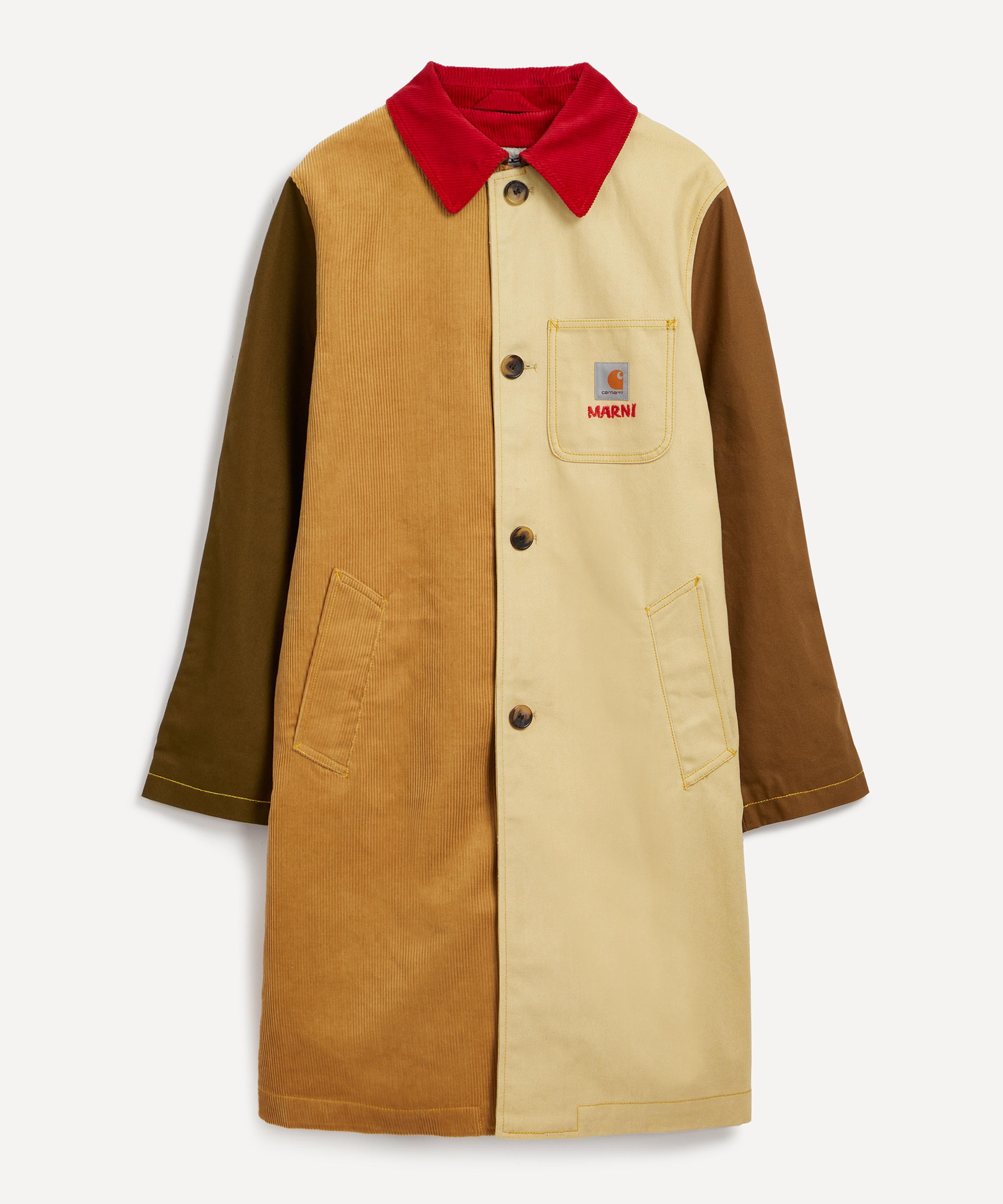 MARNI X CARHARTT WIP Tobacco Colour-Block Coat | Liberty