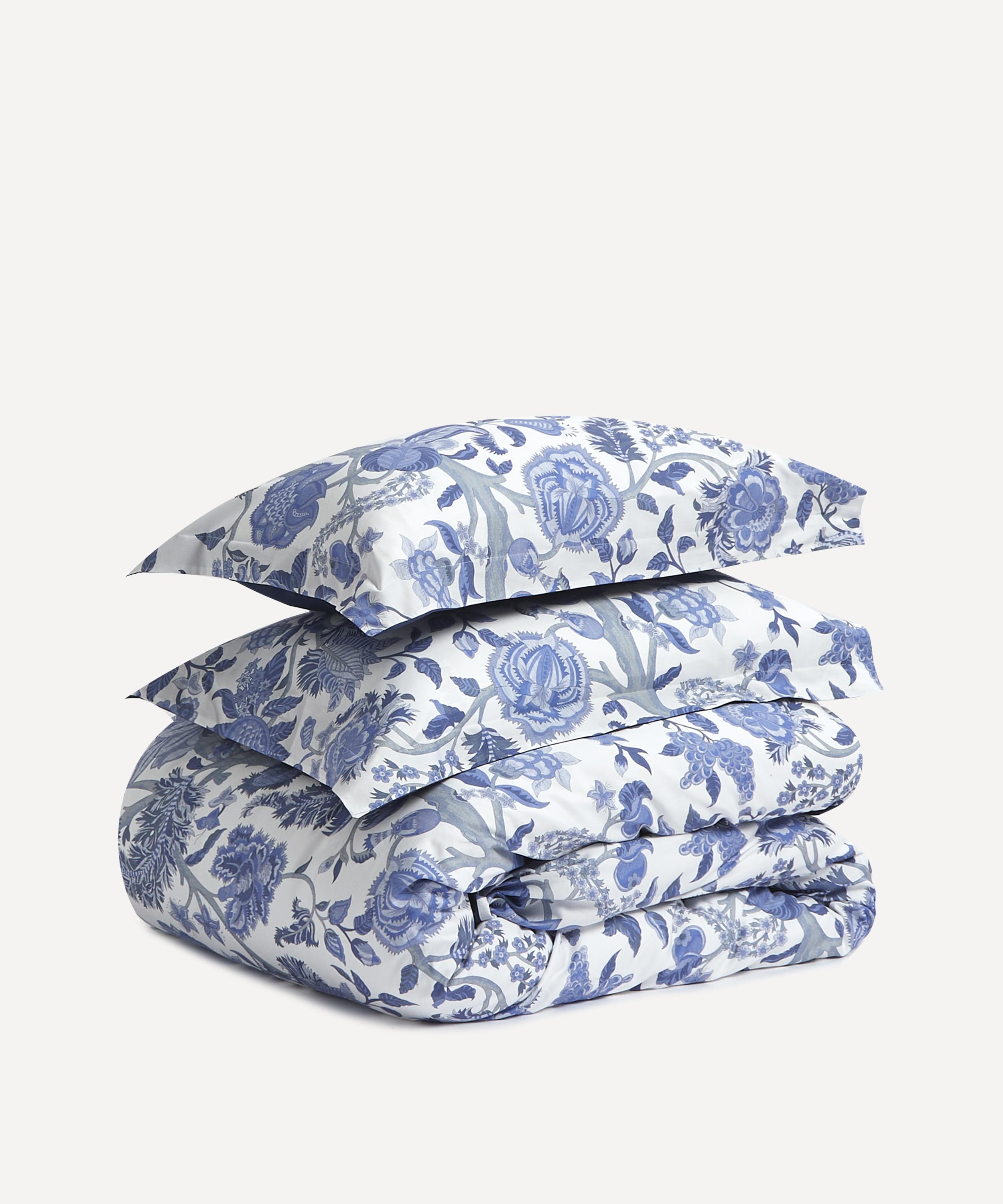 Liberty - Palampore Trail Lapis Cotton Sateen Double Duvet Cover Set image number 0