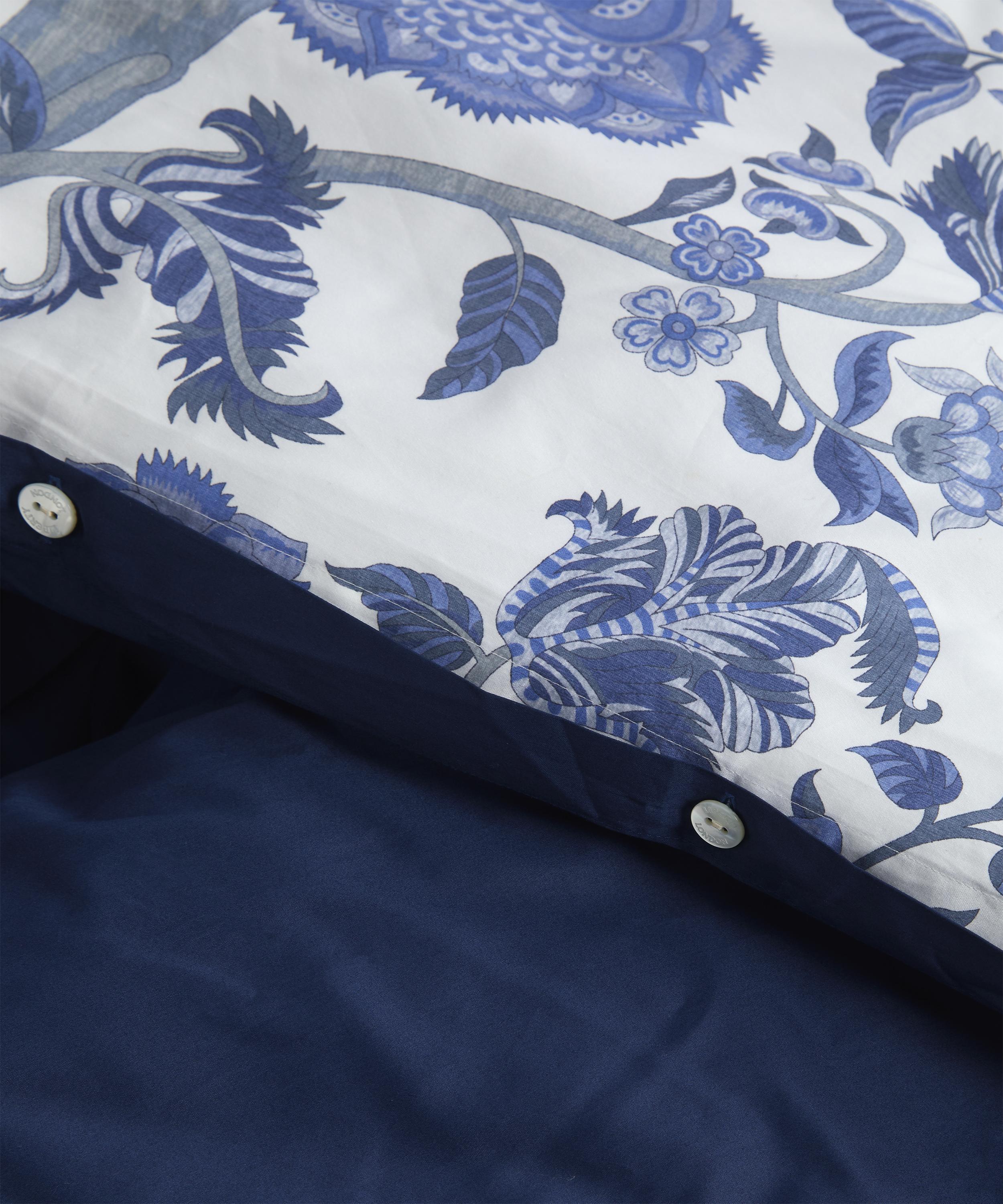 Liberty - Palampore Trail Lapis Cotton Sateen Double Duvet Cover Set image number 3