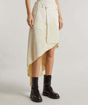 JW Anderson - Asymmetric Panelled Midi-Skirt image number 2