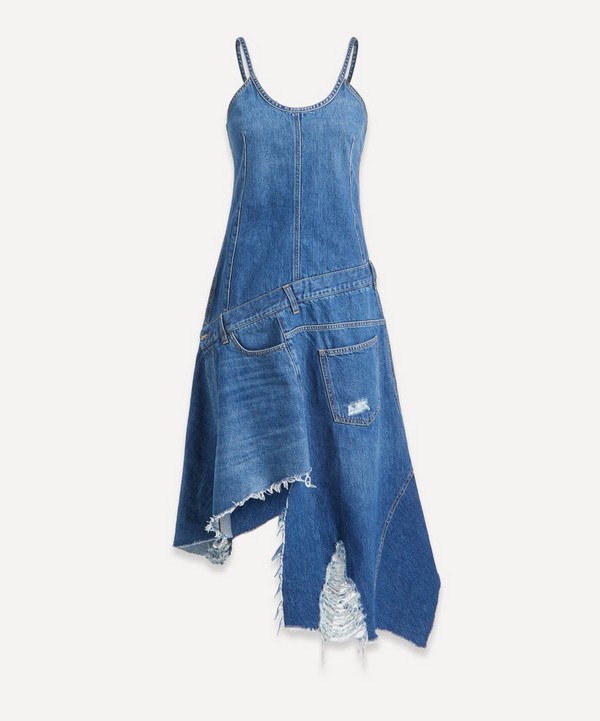 JW Anderson - Distressed Denim Camisole Dress image number null
