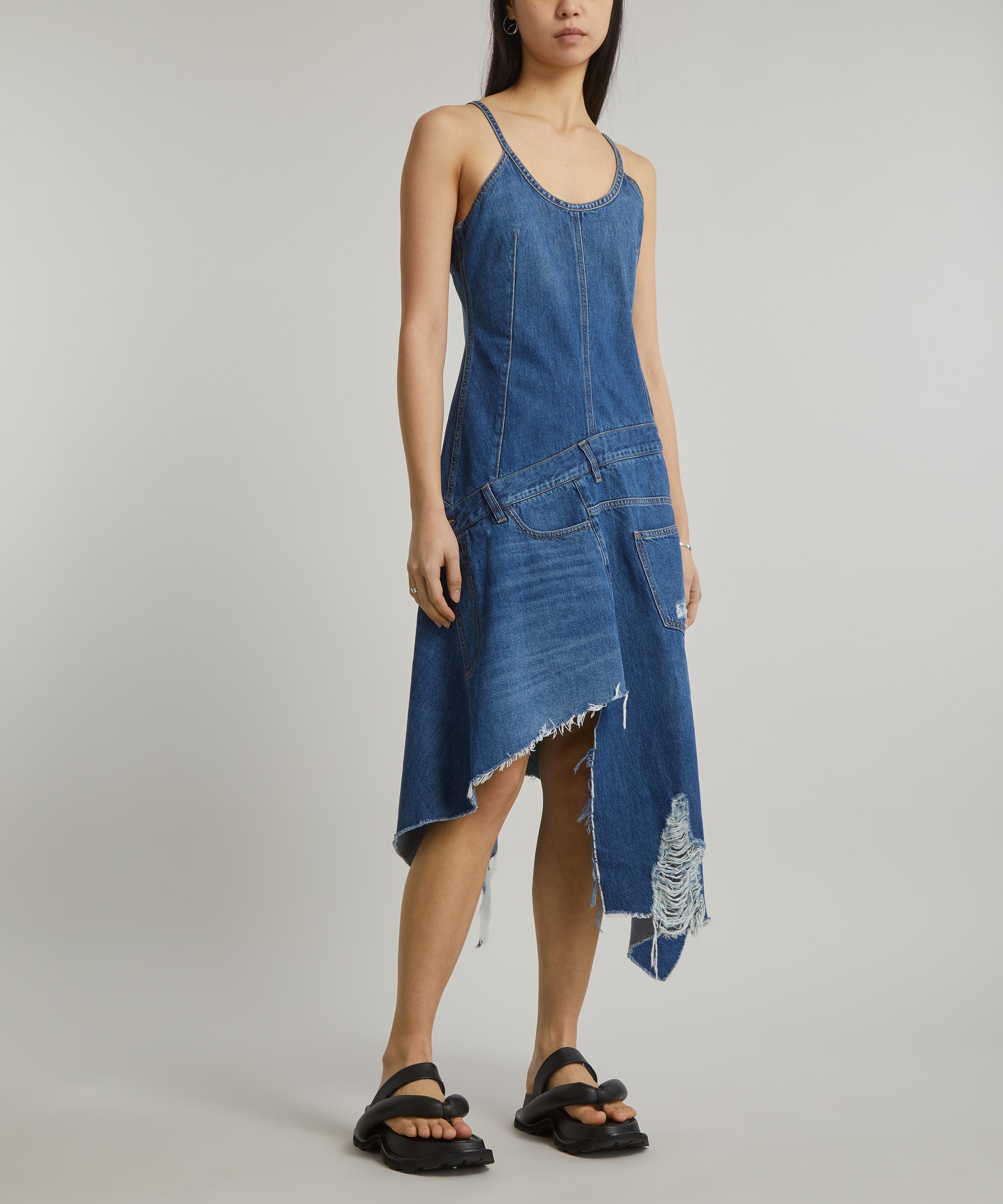 JW Anderson - Distressed Denim Camisole Dress image number 2