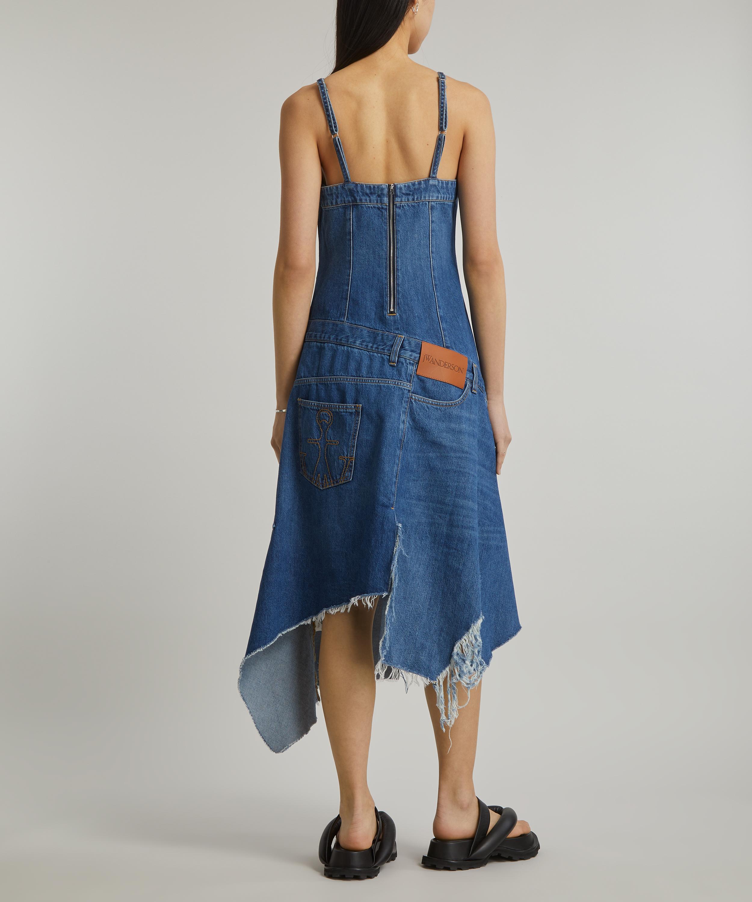 JW Anderson - Distressed Denim Camisole Dress image number 3