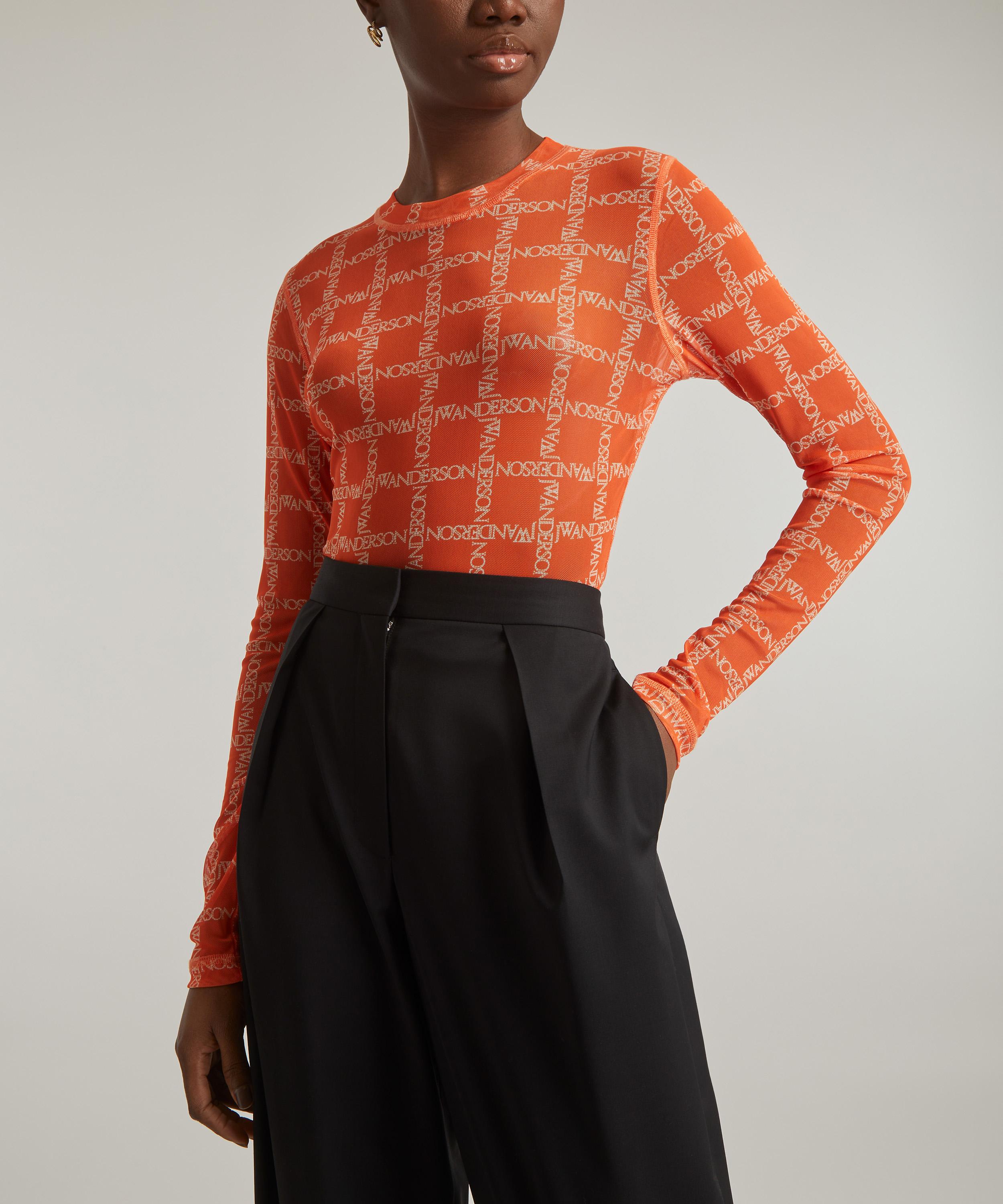 JW Anderson - Logo Grid Long-Sleeve Top image number 2