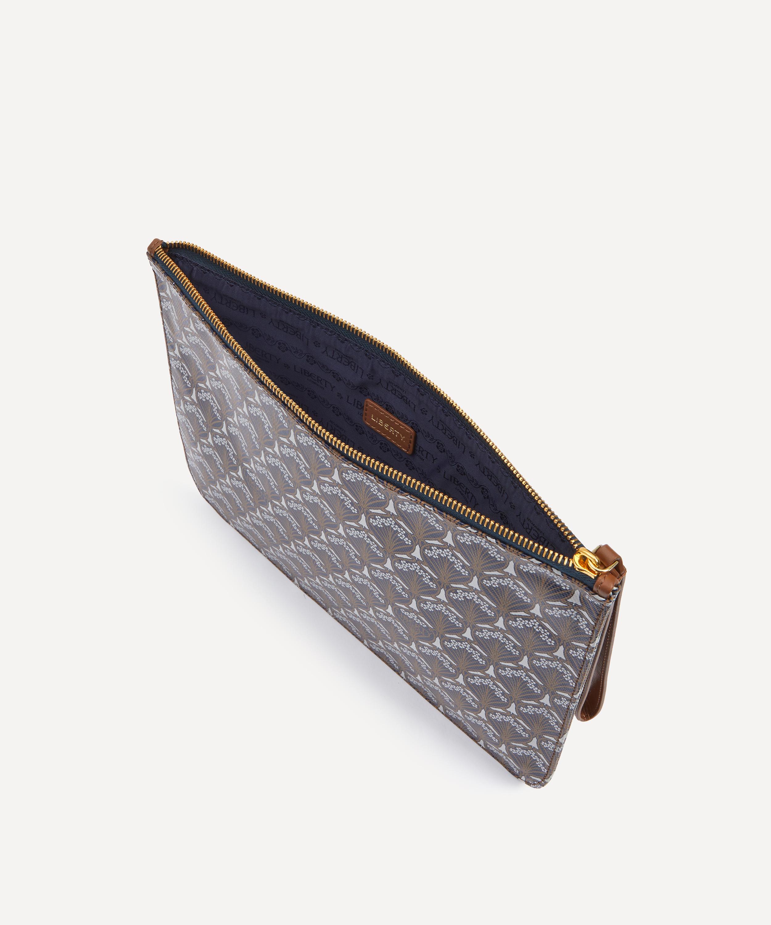 Goyard Senat medium pouch in black/tan color