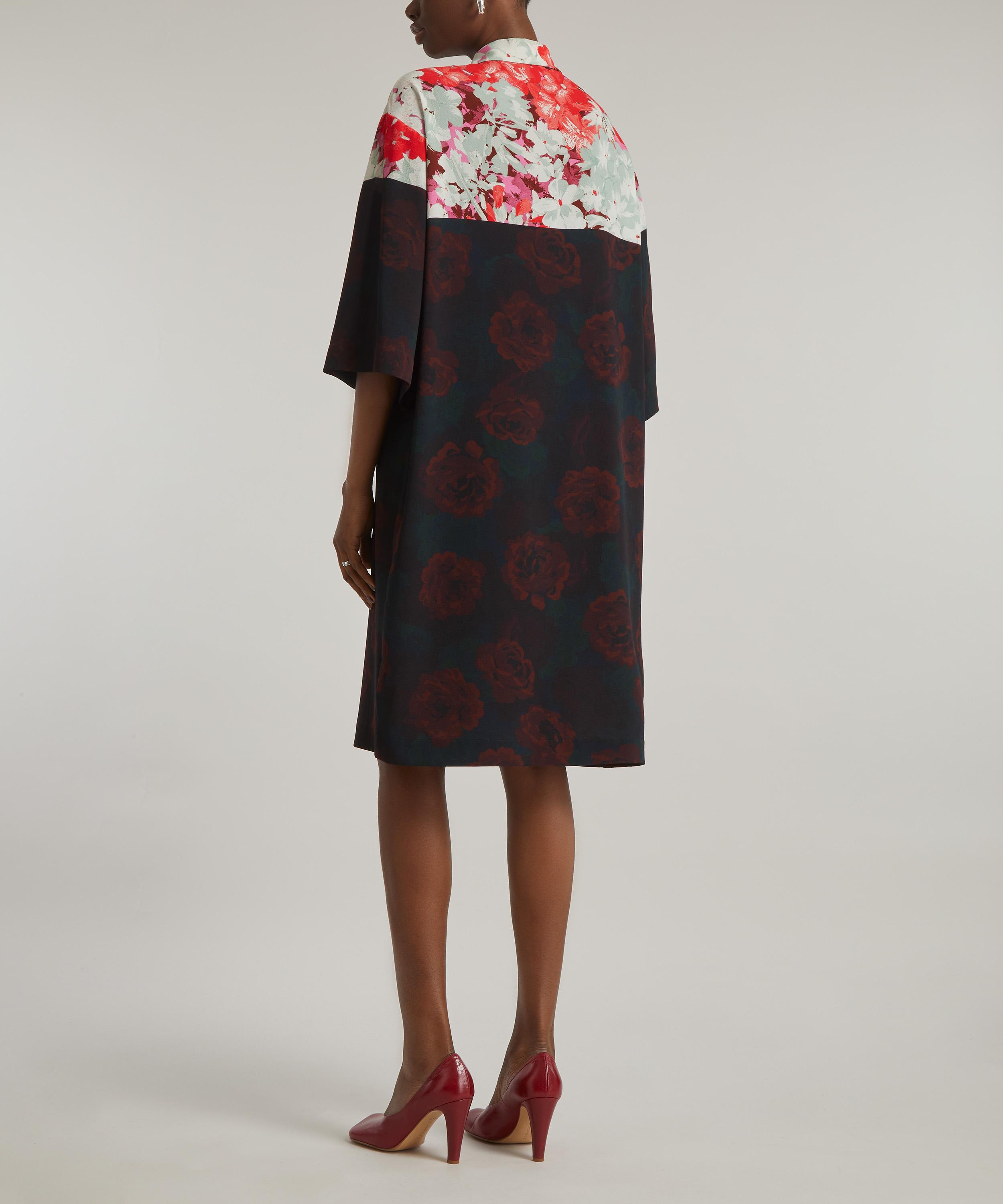 Dries Van Noten - Oversized Floral Shirtdress image number 3