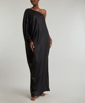 BEARE PARK - One-Shoulder Silk Gown image number 2