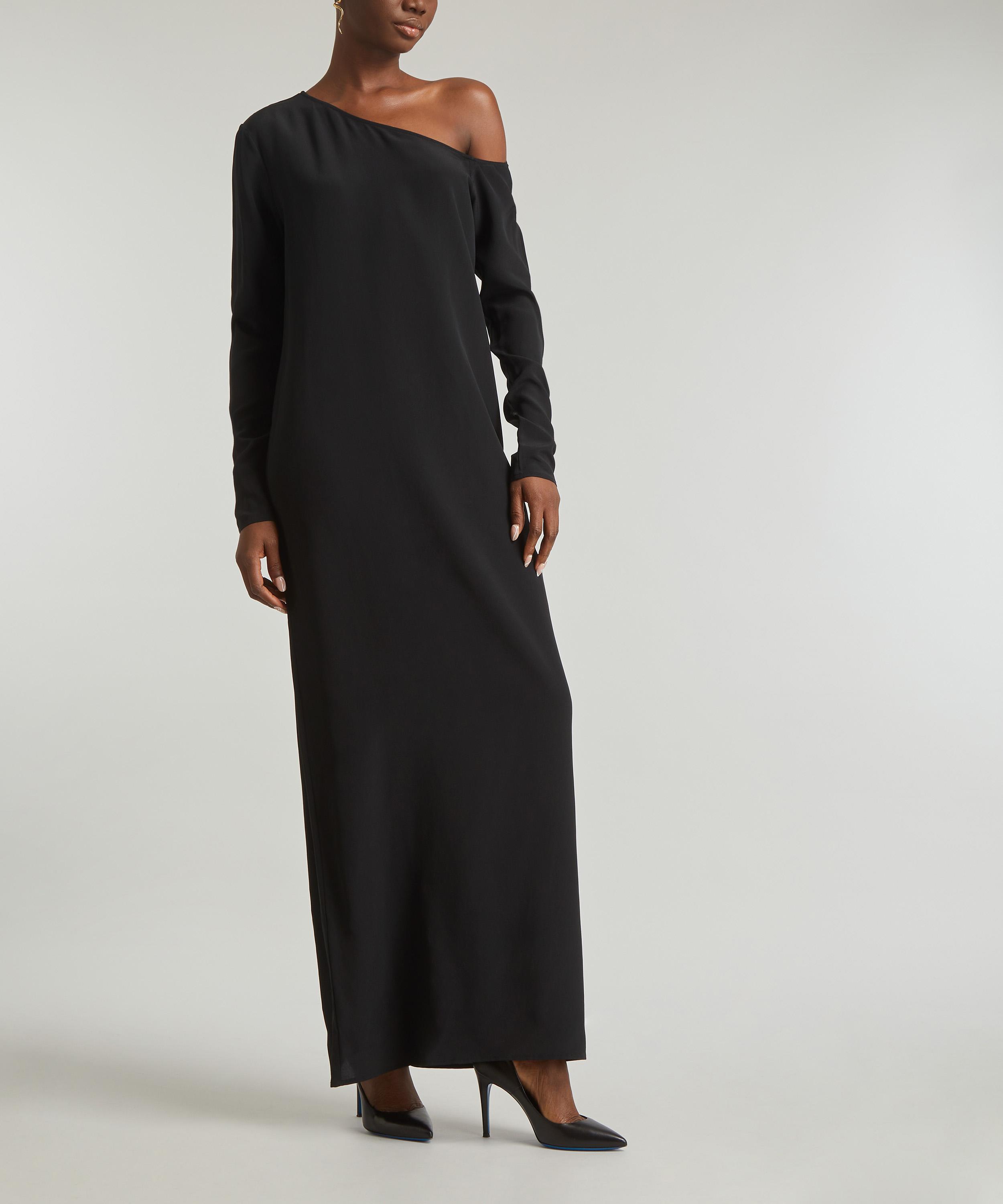 BEARE PARK - Silk Asymmetric Dress image number 2