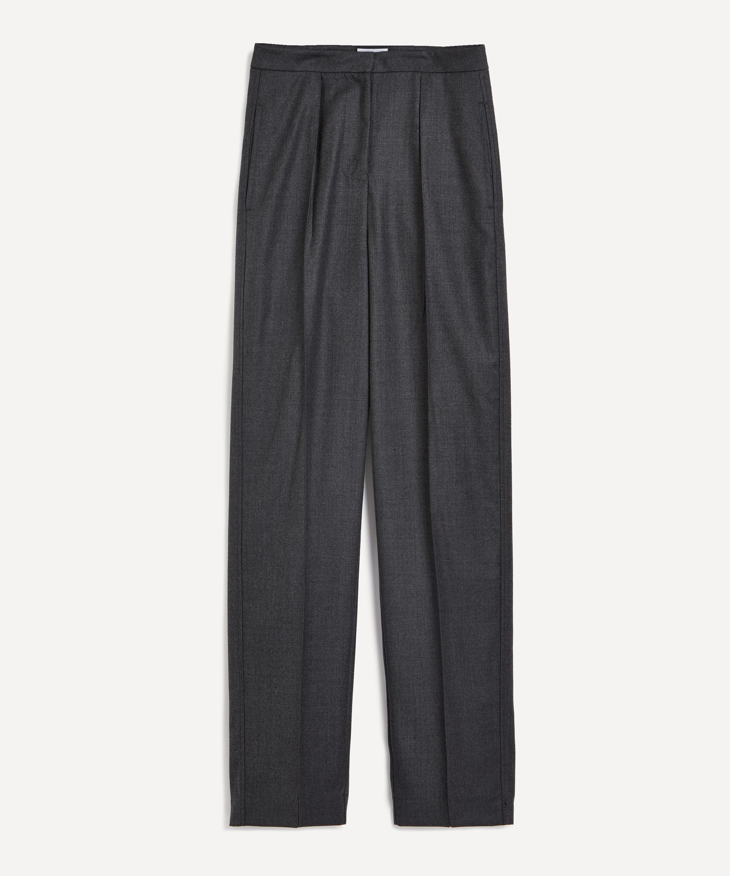 BEARE PARK - Pinstitch Detail Wool Trousers image number 0