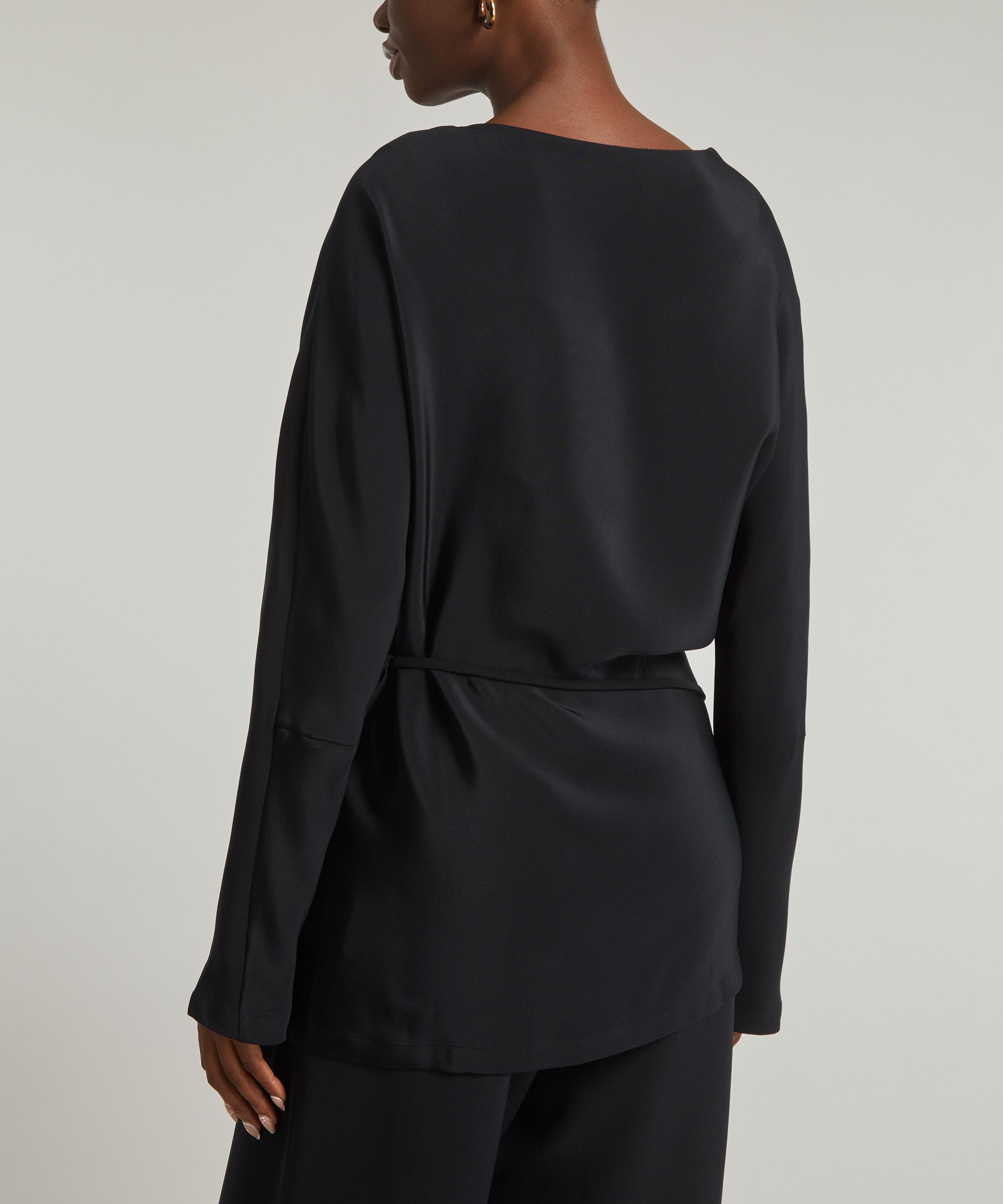 BEARE PARK - Silk Wrap Top image number 3